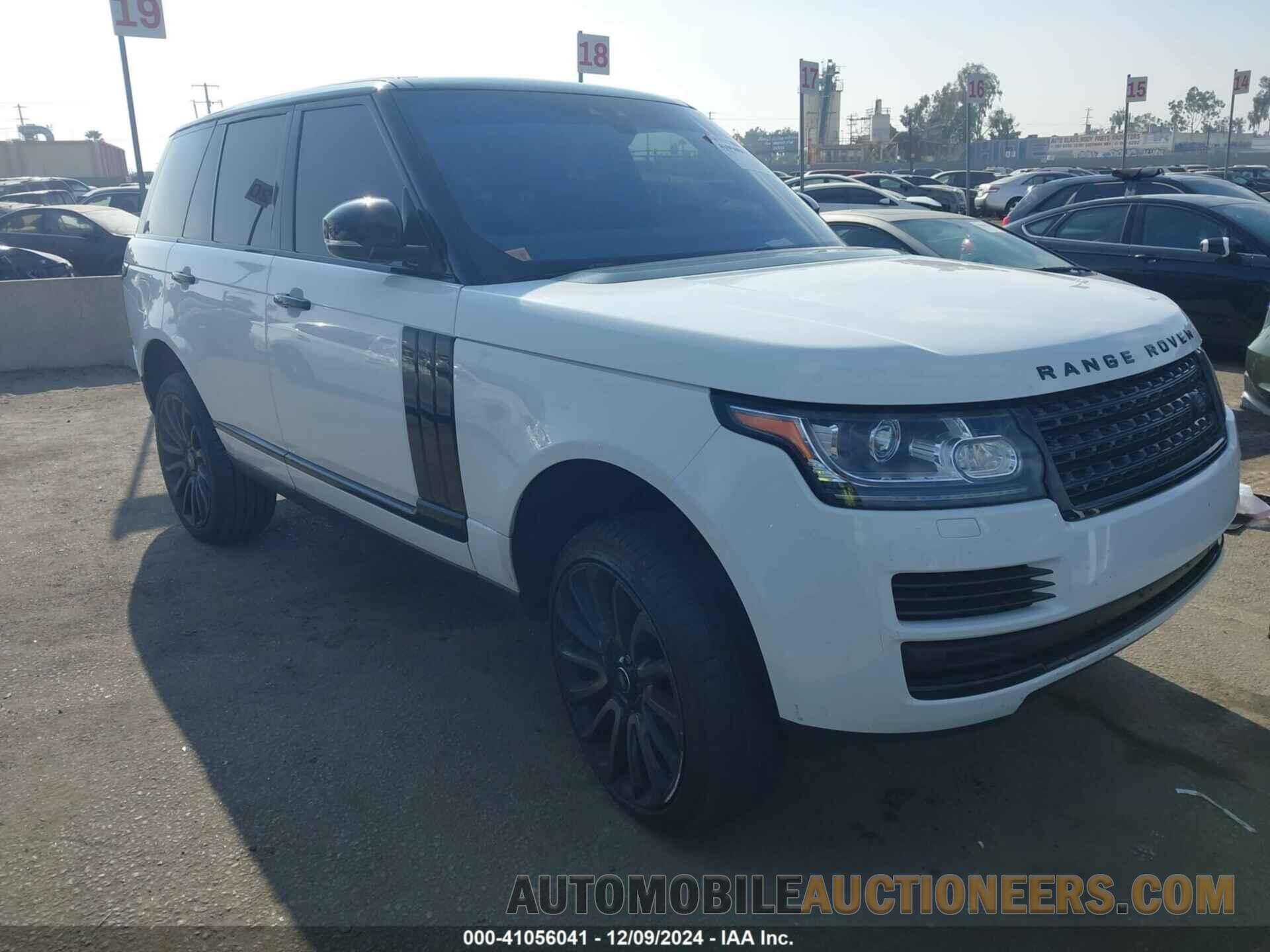 SALGS2FV4HA379297 LAND ROVER RANGE ROVER 2017