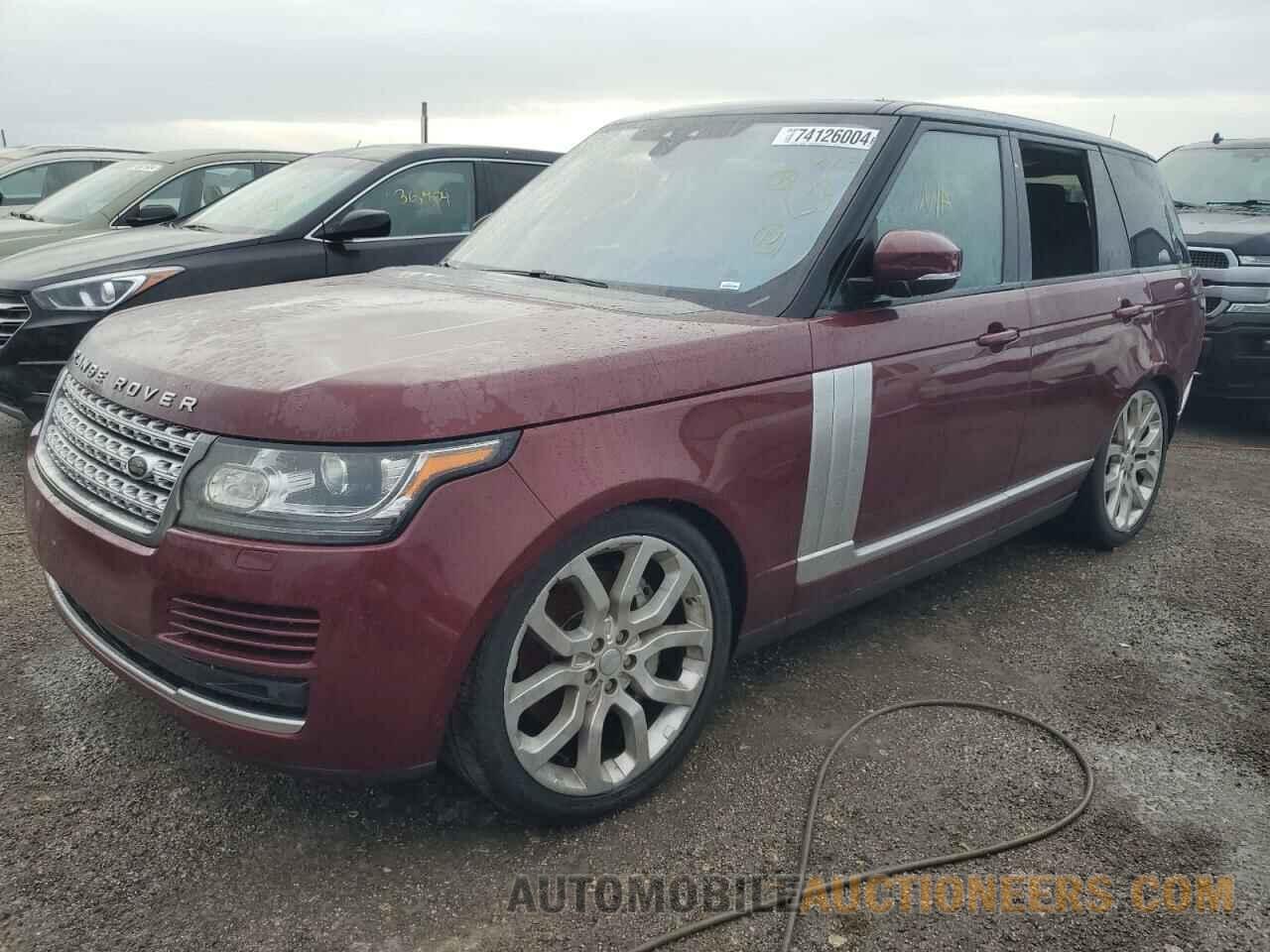 SALGS2FV5HA349788 LAND ROVER RANGEROVER 2017