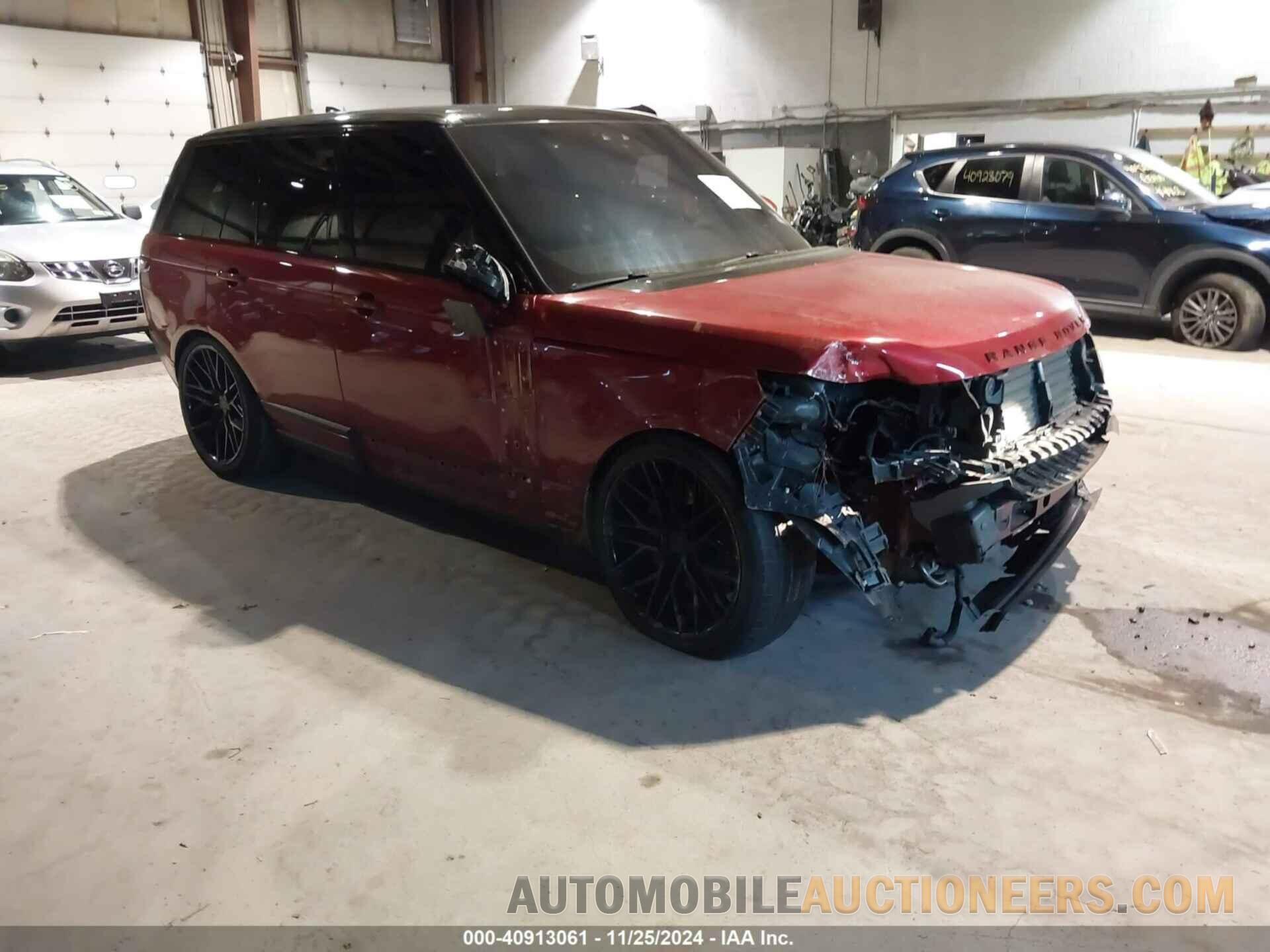 SALGS2FV6HA360170 LAND ROVER RANGE ROVER 2017