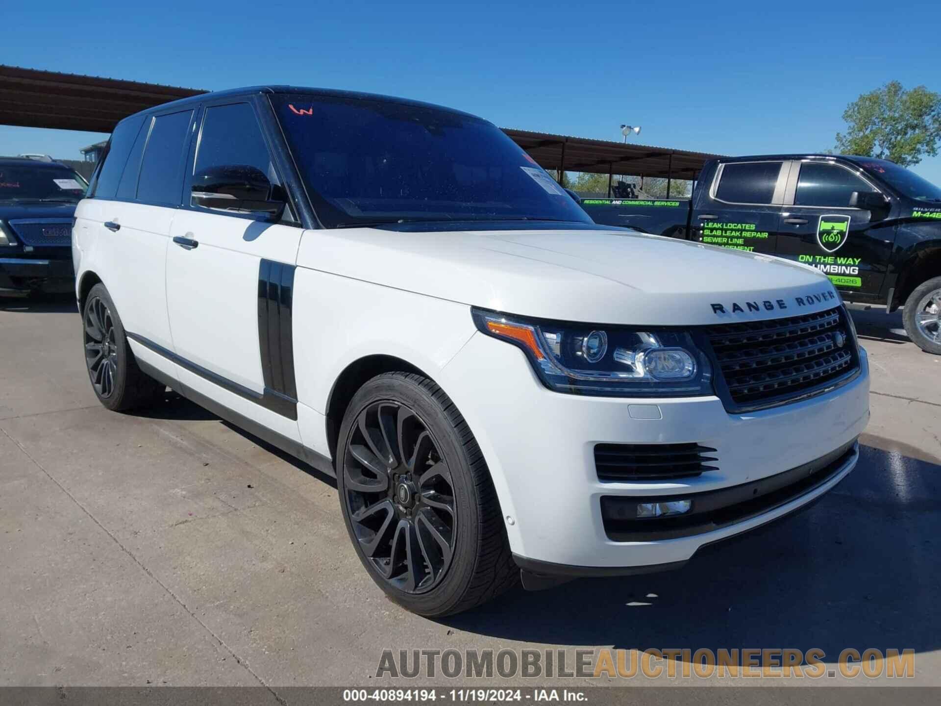 SALGS2FV7HA378449 LAND ROVER RANGE ROVER 2017