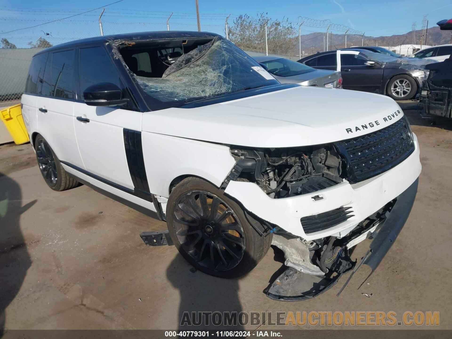 SALGS2FV8HA327980 LAND ROVER RANGE ROVER 2017