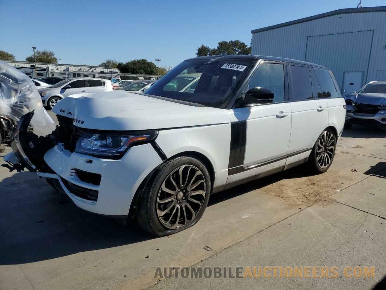 SALGS2FV8HA378654 LAND ROVER RANGEROVER 2017