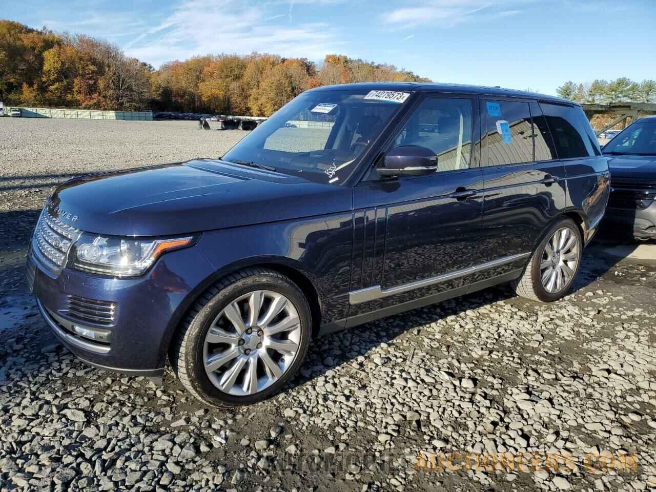 SALGS2FV9HA375519 LAND ROVER RANGEROVER 2017