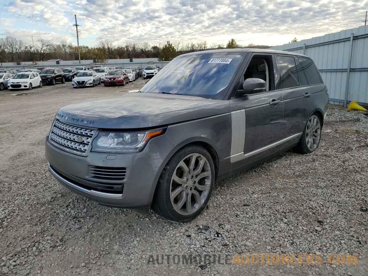 SALGS2FVXHA350547 LAND ROVER RANGEROVER 2017