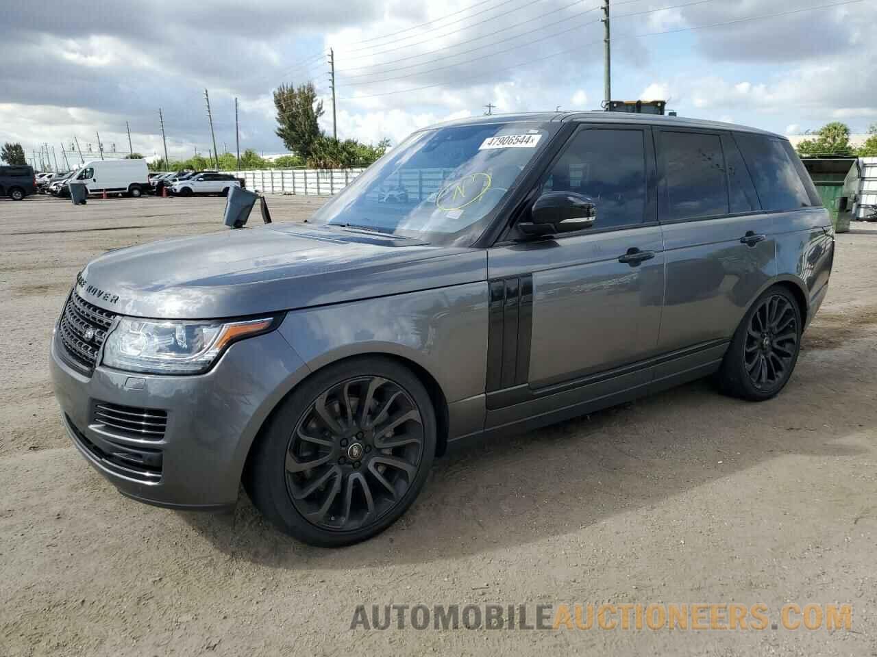 SALGS2FVXHA355490 LAND ROVER RANGEROVER 2017