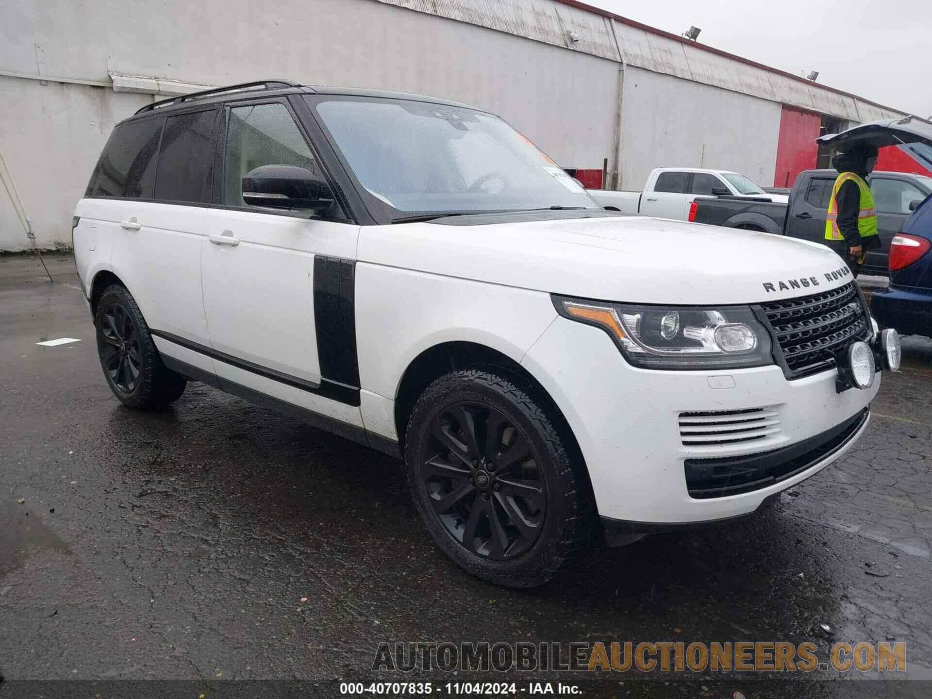 SALGS2FVXHA375089 LAND ROVER RANGE ROVER 2017