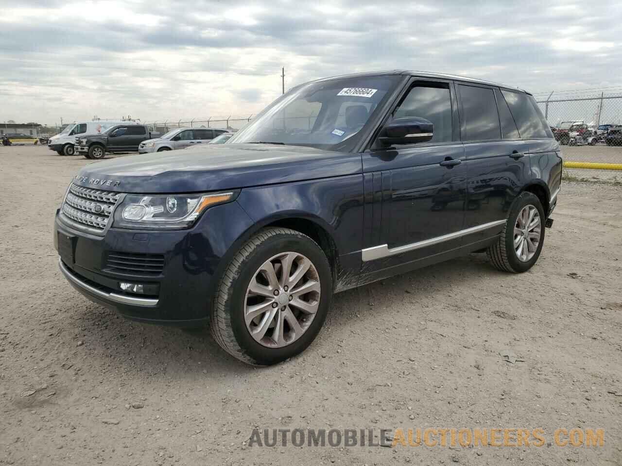 SALGS2FVXHA375481 LAND ROVER RANGEROVER 2017