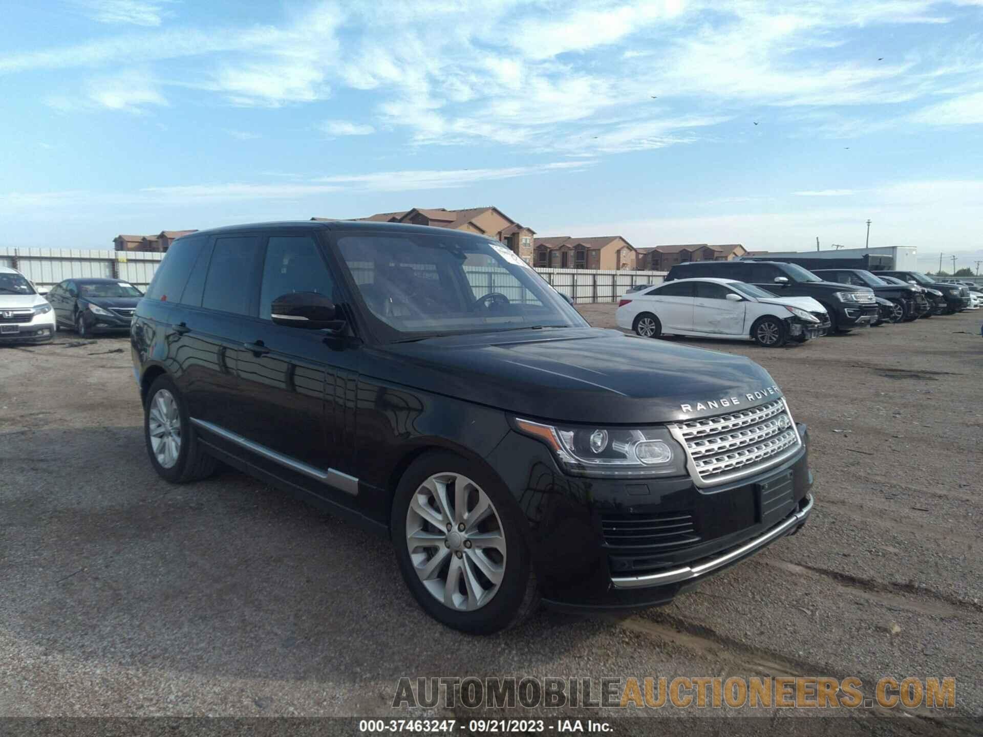 SALGS2FVXHA376985 LAND ROVER RANGE ROVER 2017