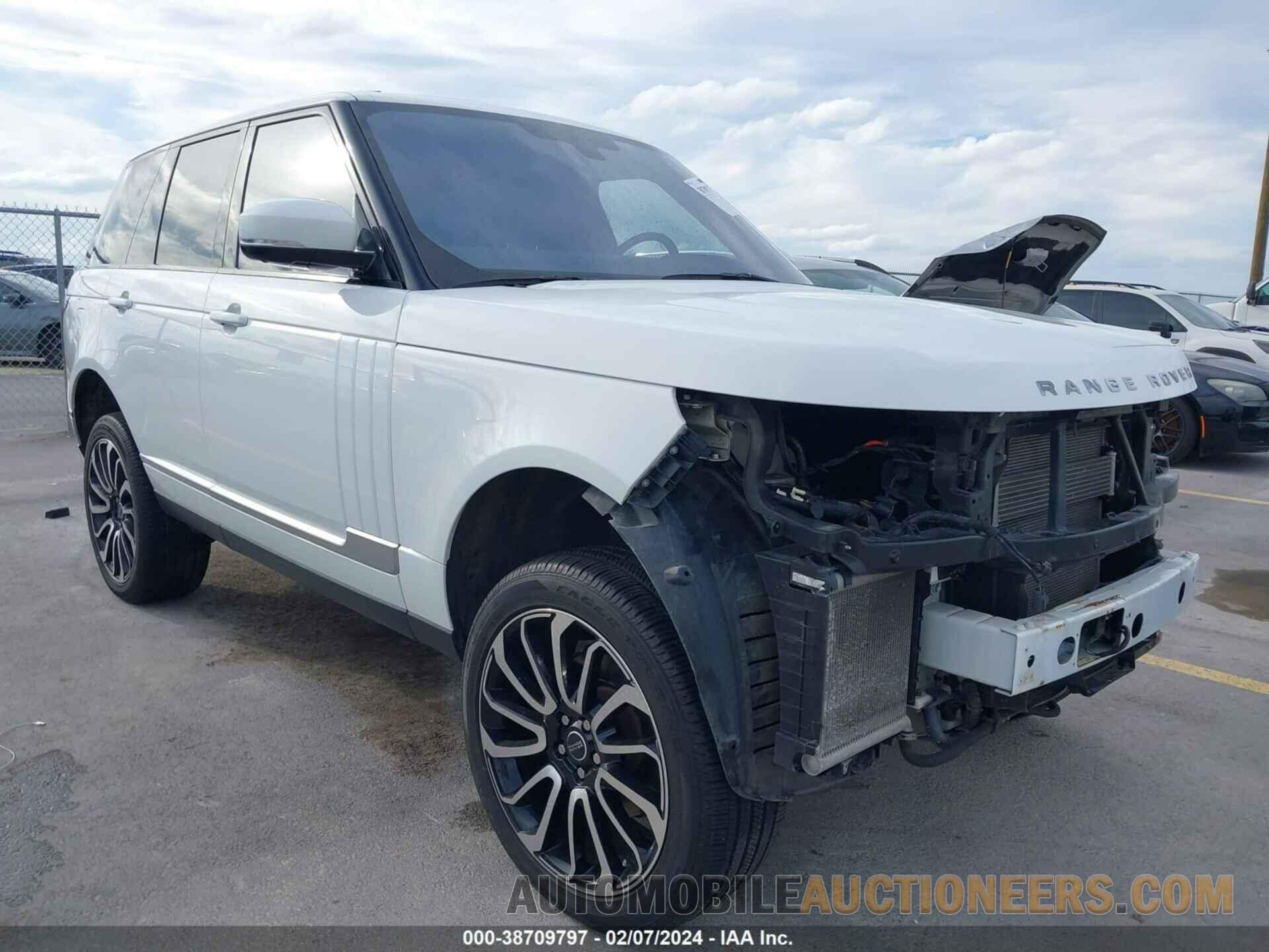 SALGS2KF0GA272647 LAND ROVER RANGE ROVER 2016