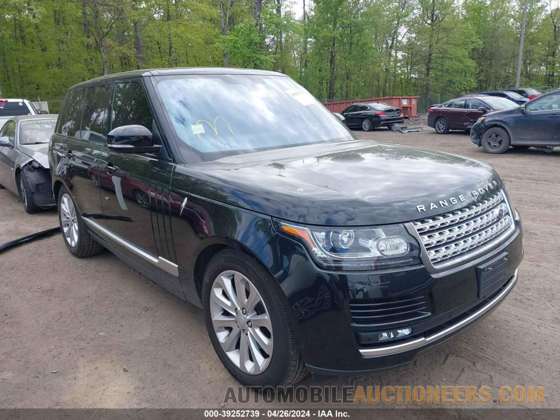 SALGS2KF0GA292039 LAND ROVER RANGE ROVER 2016