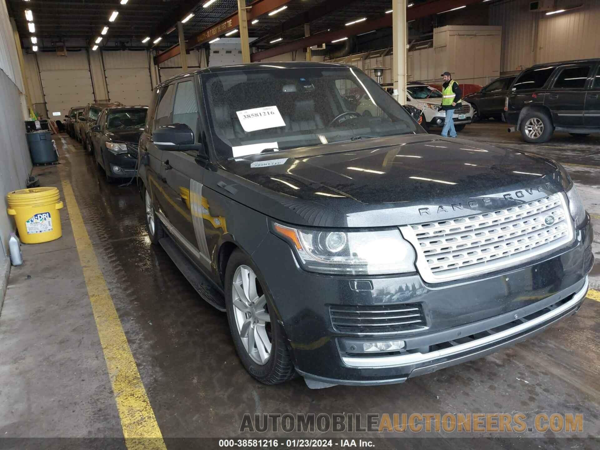 SALGS2KF1GA274519 LAND ROVER RANGE ROVER 2016