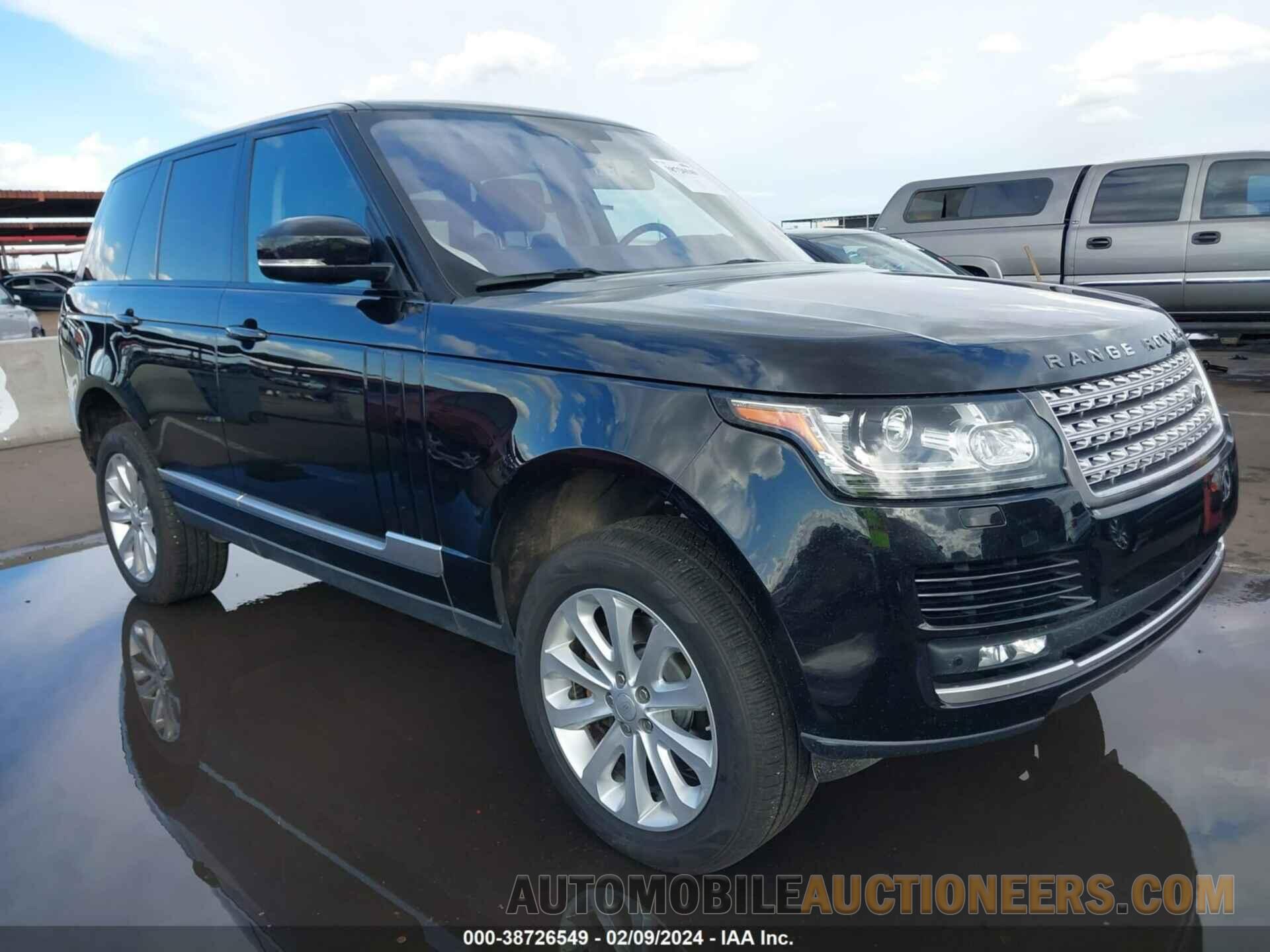 SALGS2KF1GA293930 LAND ROVER RANGE ROVER 2016