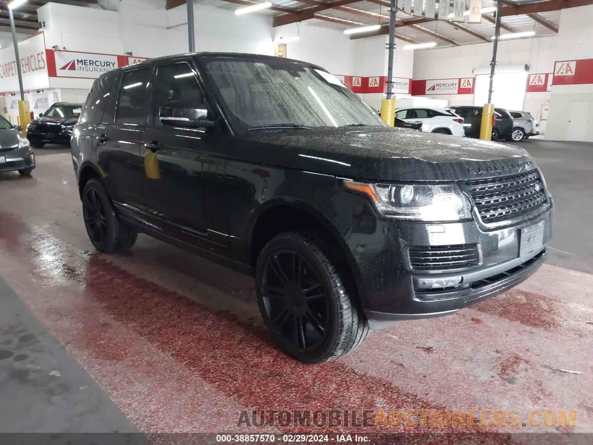 SALGS2KF1GA317269 LAND ROVER RANGE ROVER 2016