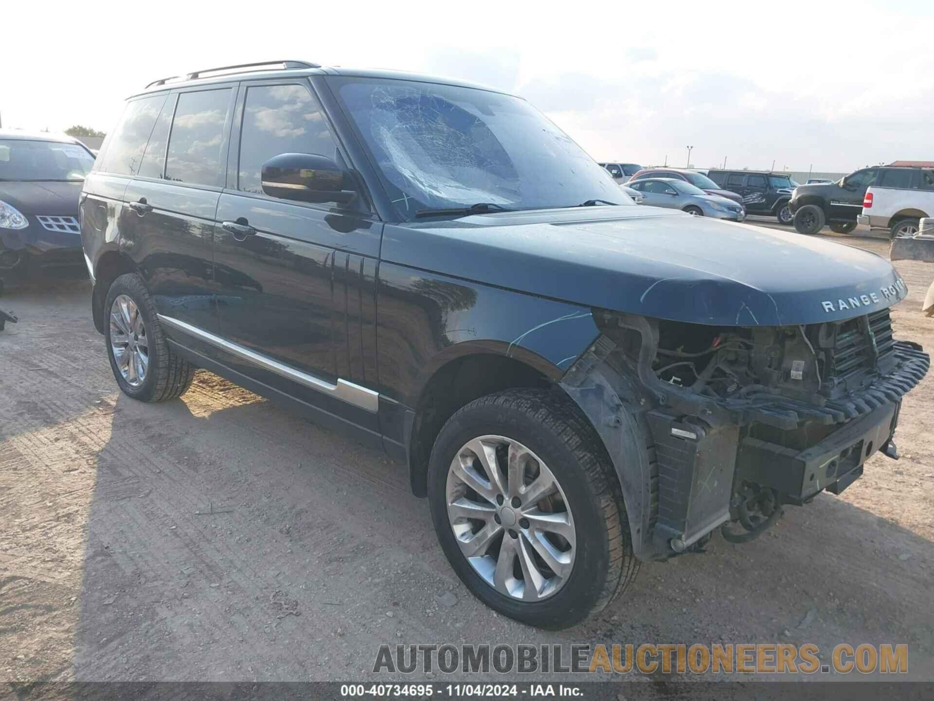 SALGS2KF3GA248066 LAND ROVER RANGE ROVER 2016