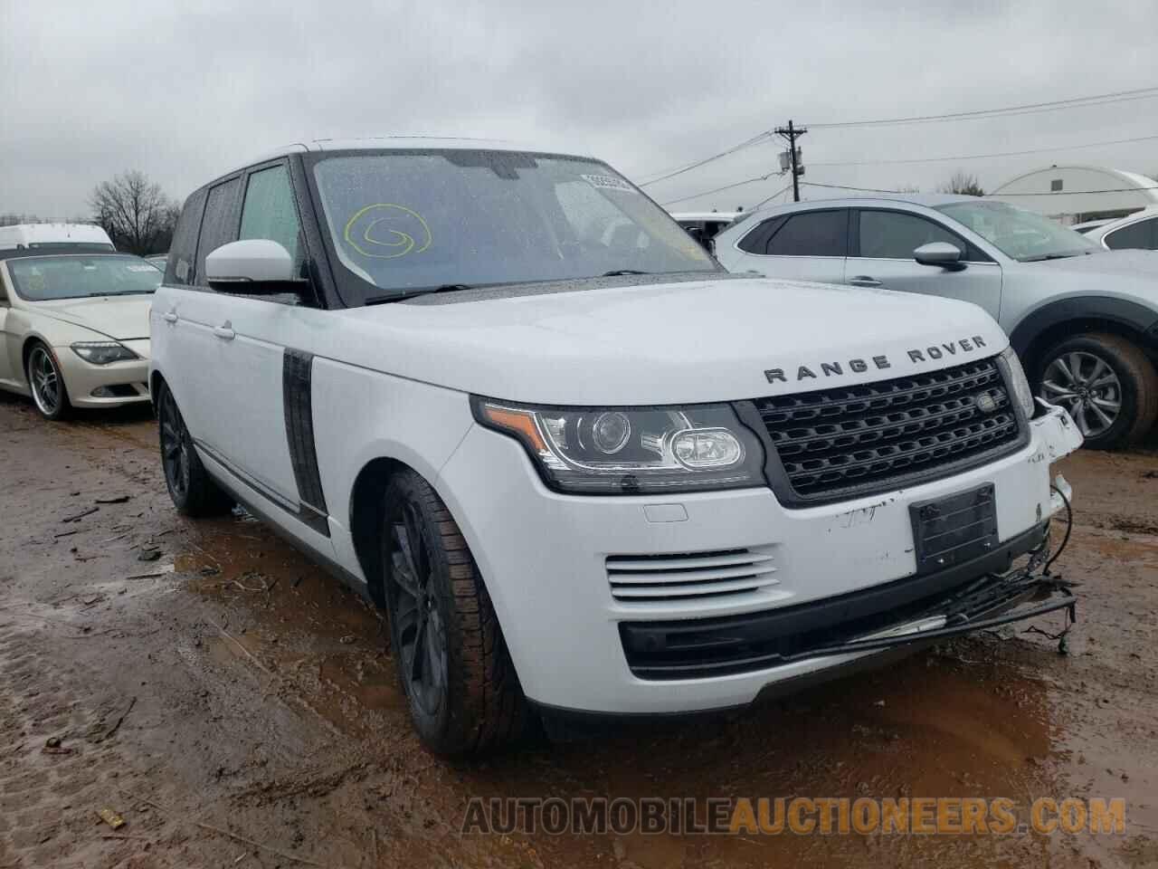 SALGS2KF3GA250190 LAND ROVER RANGEROVER 2016