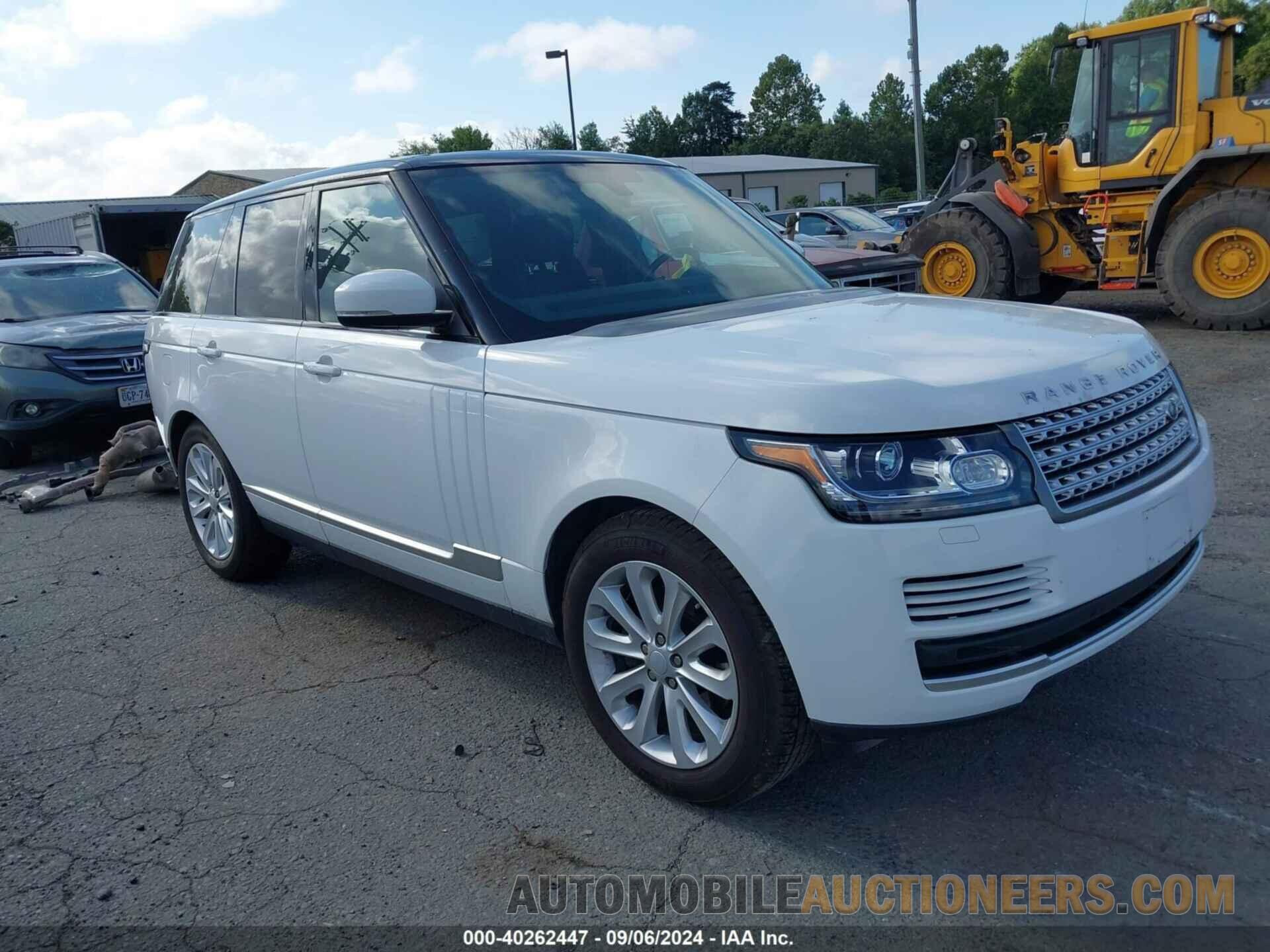 SALGS2KF3GA250996 LAND ROVER RANGE ROVER 2016