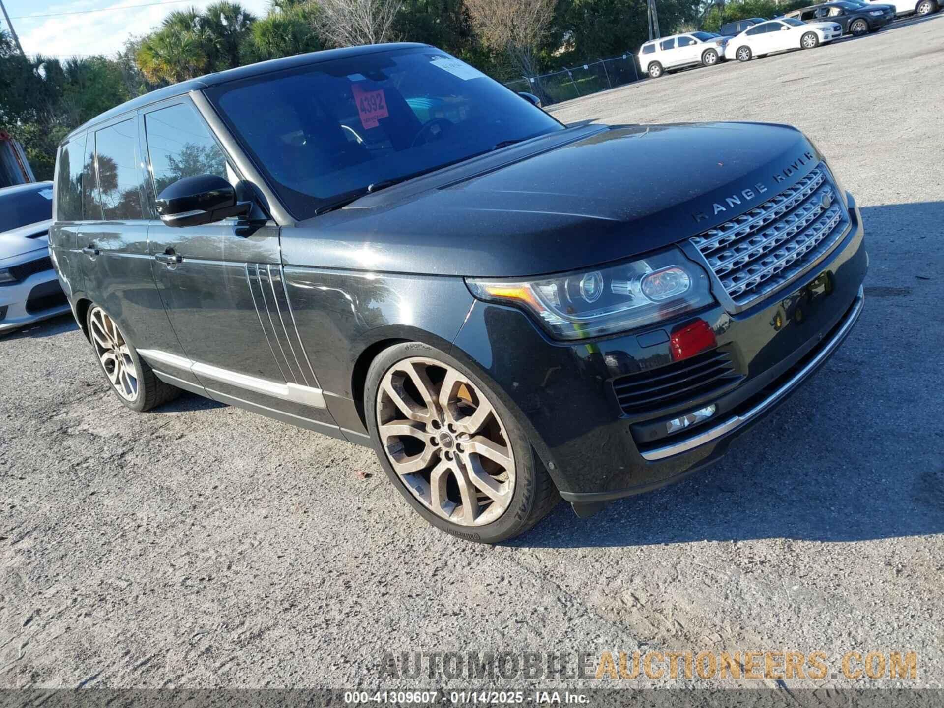 SALGS2KF4GA299107 LAND ROVER RANGE ROVER 2016