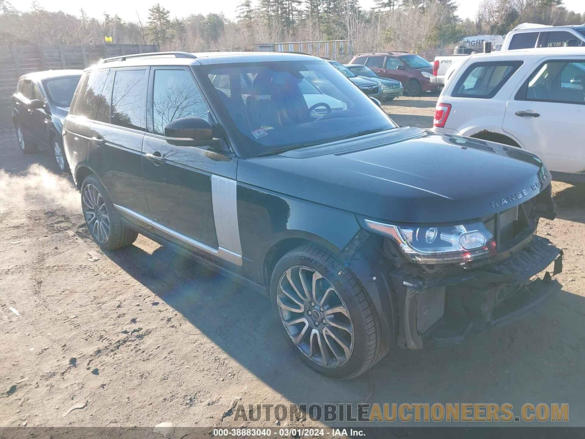 SALGS2KF6GA273222 LAND ROVER RANGE ROVER 2016