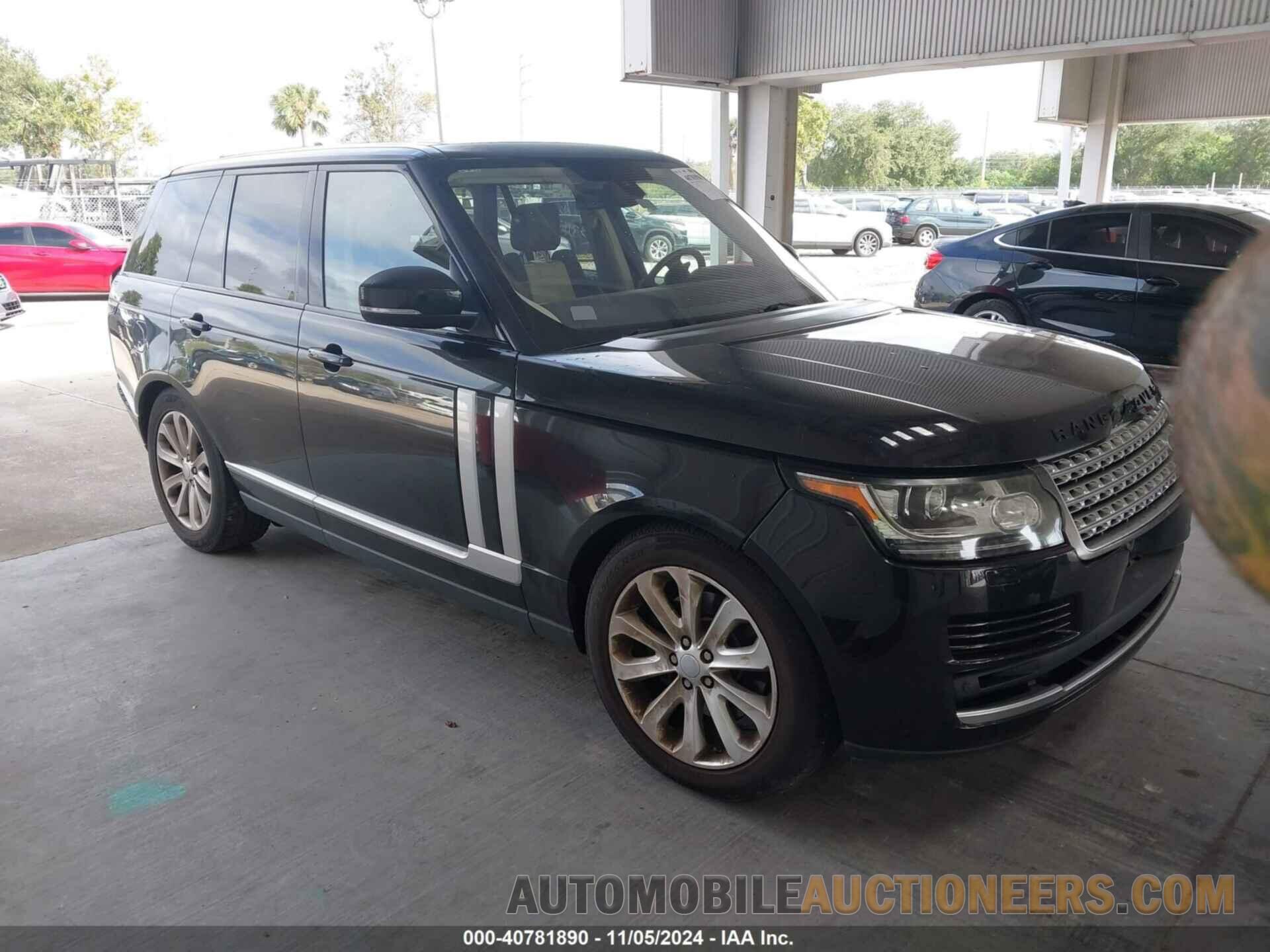 SALGS2KF7GA258843 LAND ROVER RANGE ROVER 2016