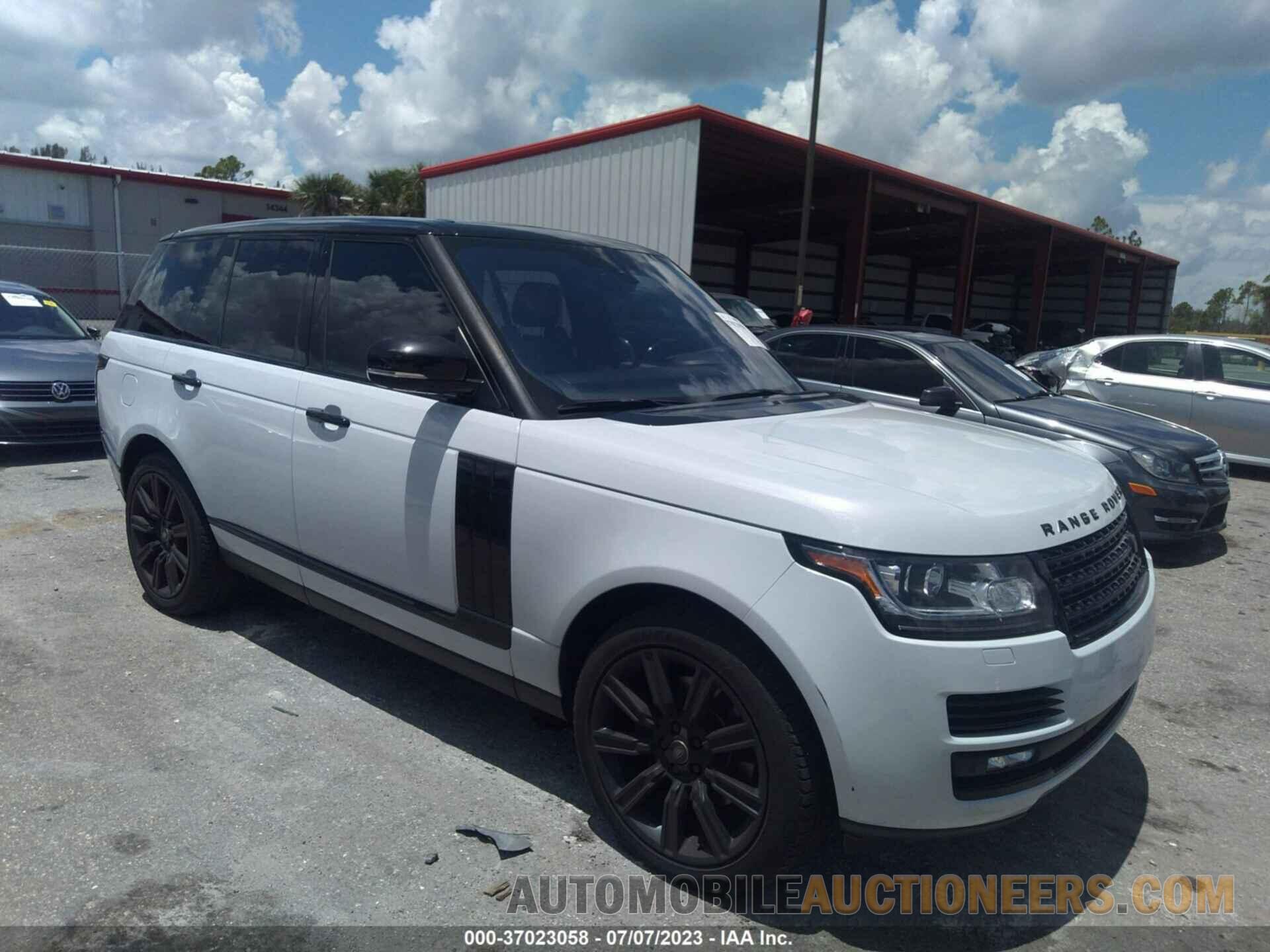 SALGS2KF8GA249357 LAND ROVER RANGE ROVER 2016