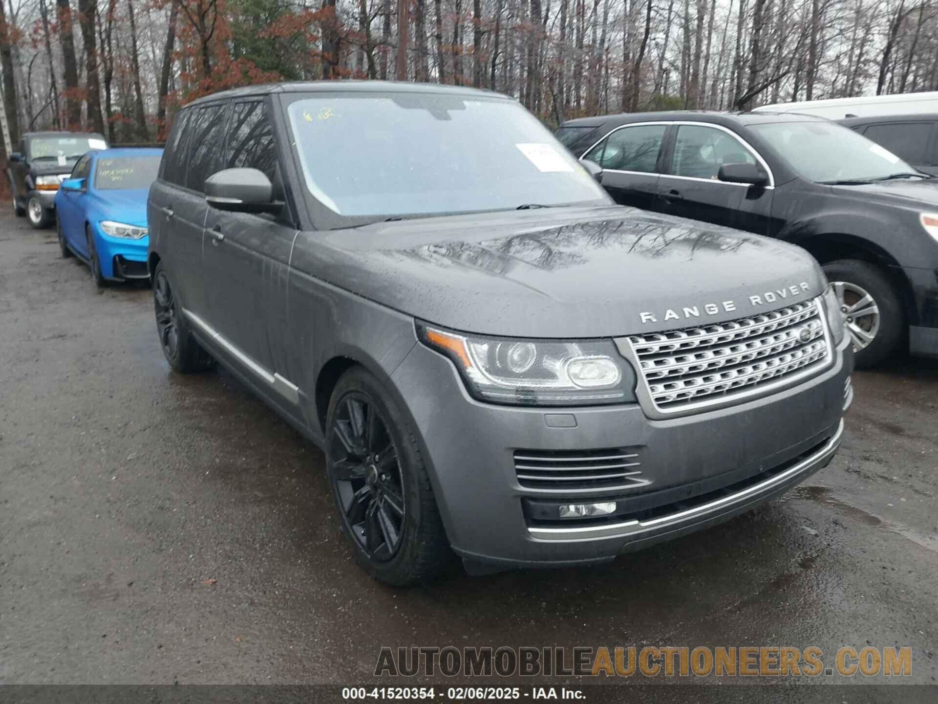 SALGS2KF8GA253070 LAND ROVER RANGE ROVER 2016