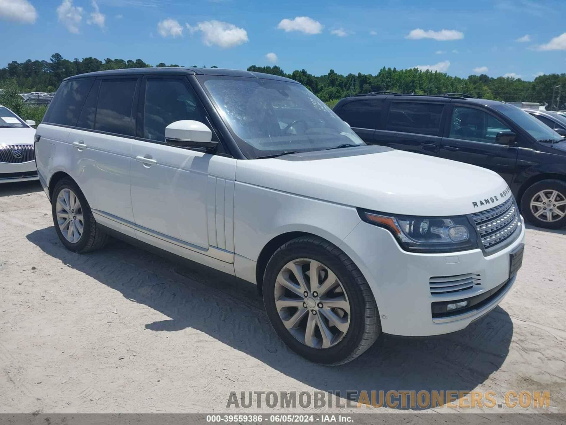 SALGS2KF8GA255577 LAND ROVER RANGE ROVER 2016