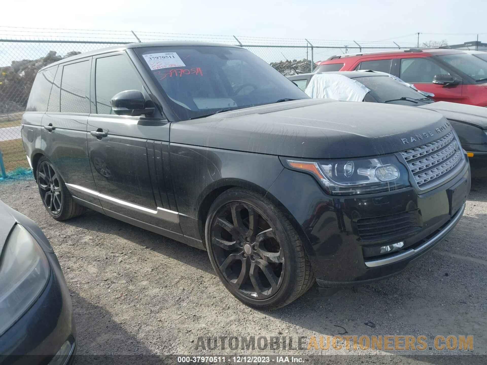 SALGS2KF8GA310786 LAND ROVER RANGE ROVER 2016