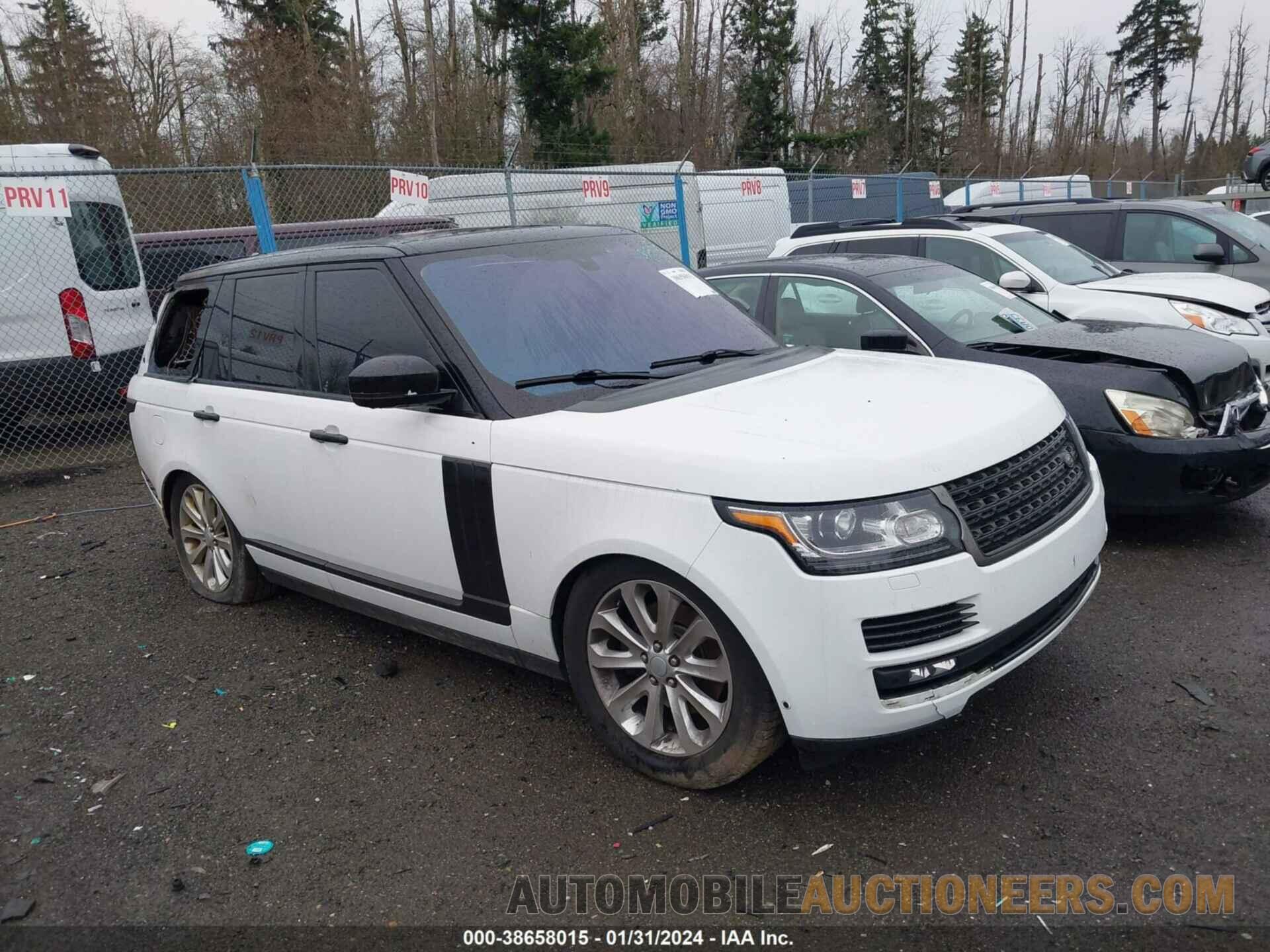 SALGS2KF9GA258374 LAND ROVER RANGE ROVER 2016