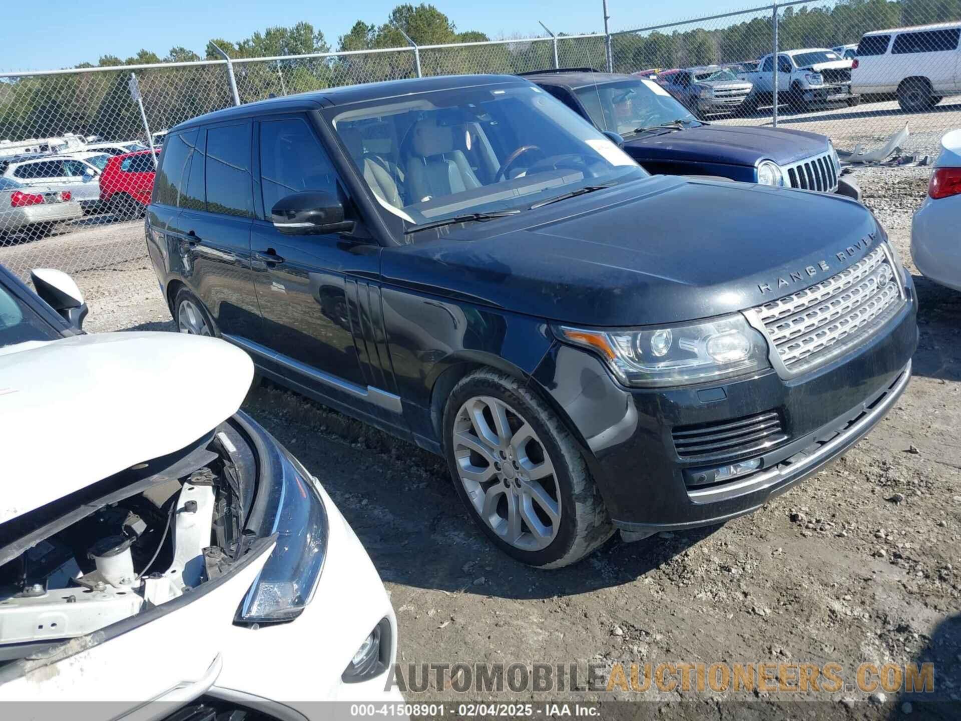 SALGS2KF9GA289267 LAND ROVER RANGE ROVER 2016