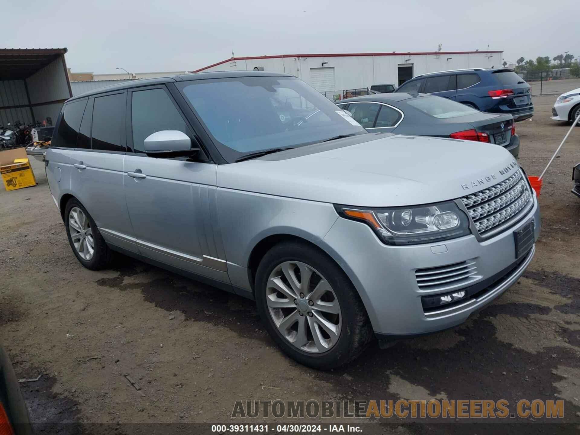 SALGS2KF9GA304589 LAND ROVER RANGE ROVER 2016