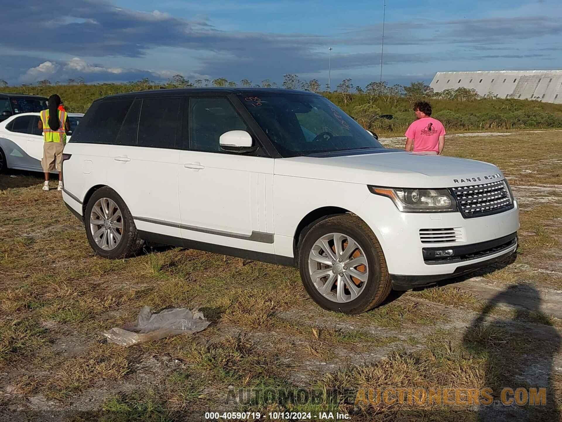 SALGS2KF9GA313079 LAND ROVER RANGE ROVER 2016