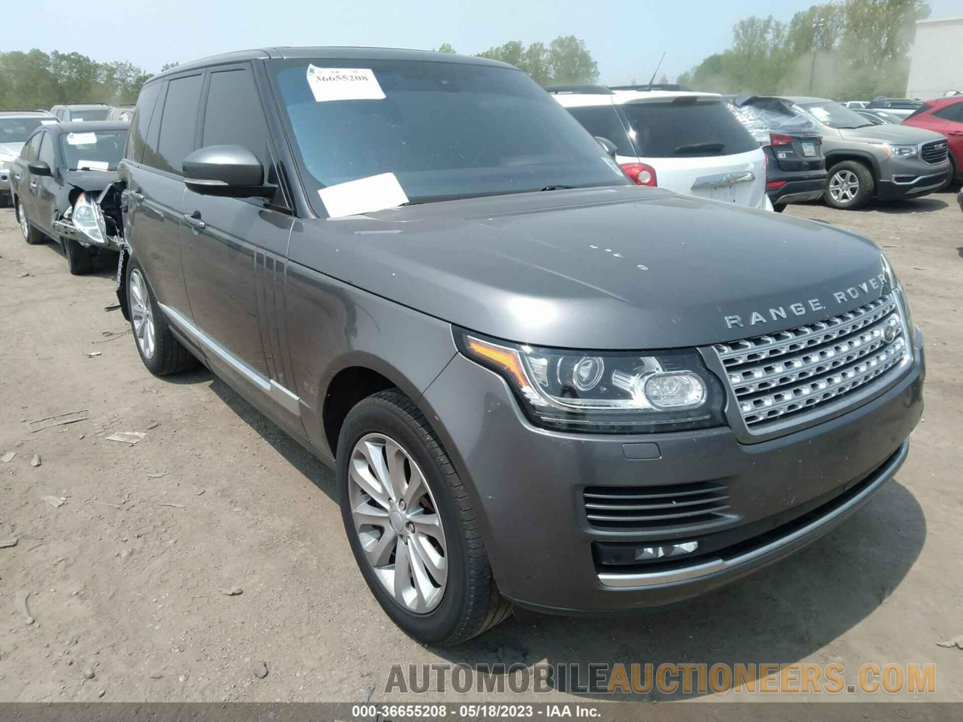 SALGS2PF0GA315280 LAND ROVER RANGE ROVER 2016