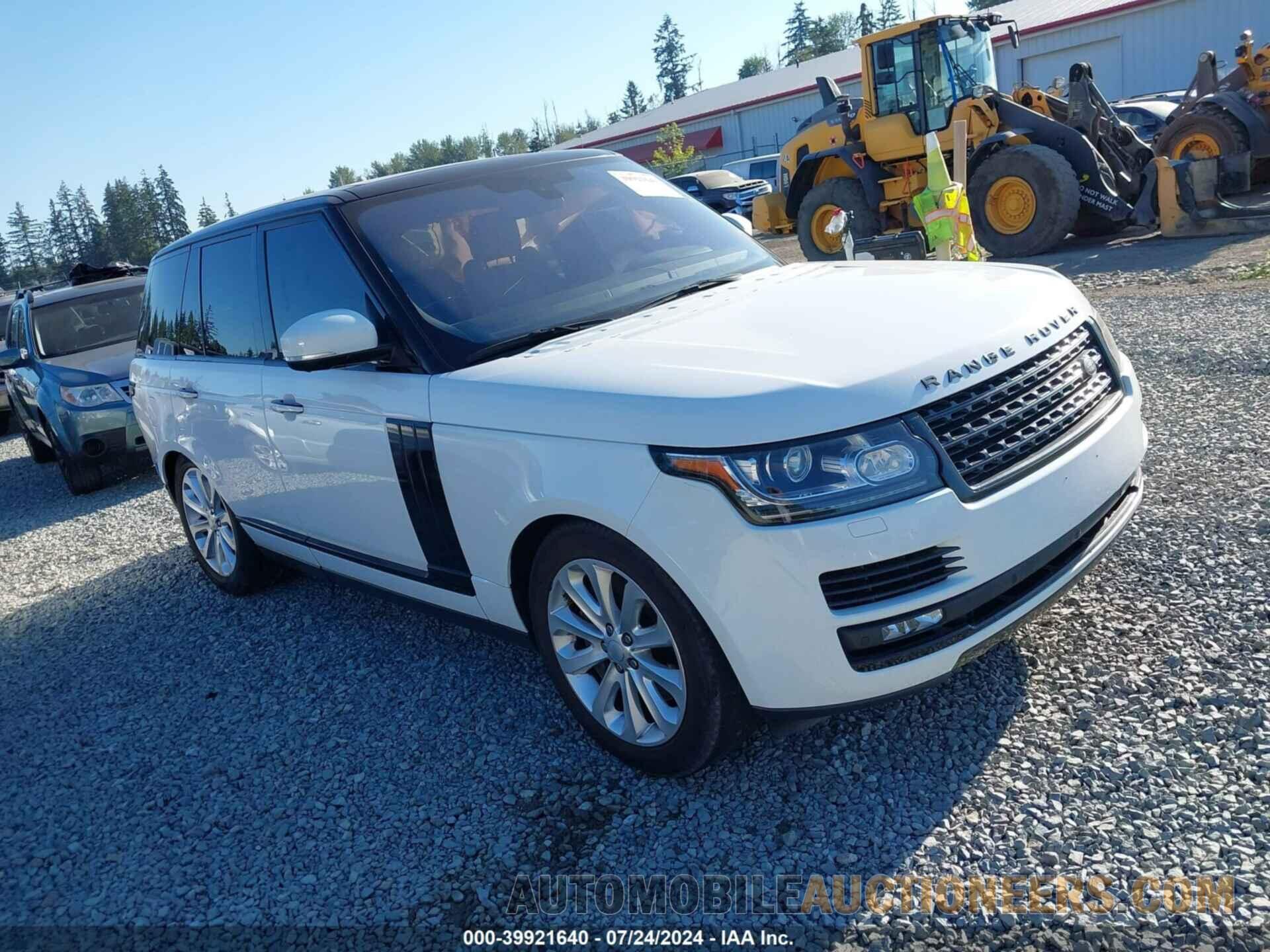 SALGS2PF1GA298909 LAND ROVER RANGE ROVER 2016