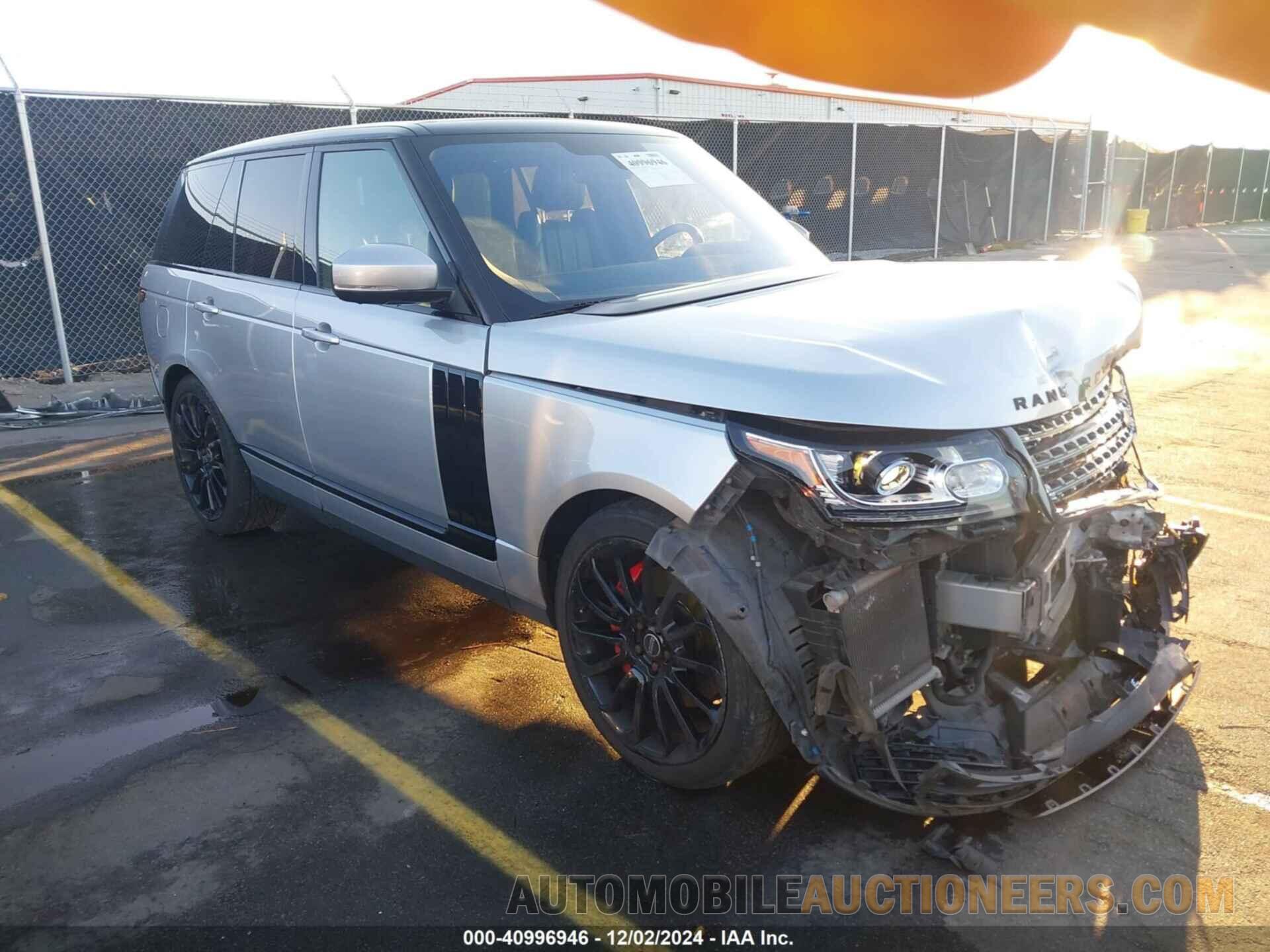 SALGS2PF2GA308735 LAND ROVER RANGE ROVER 2016