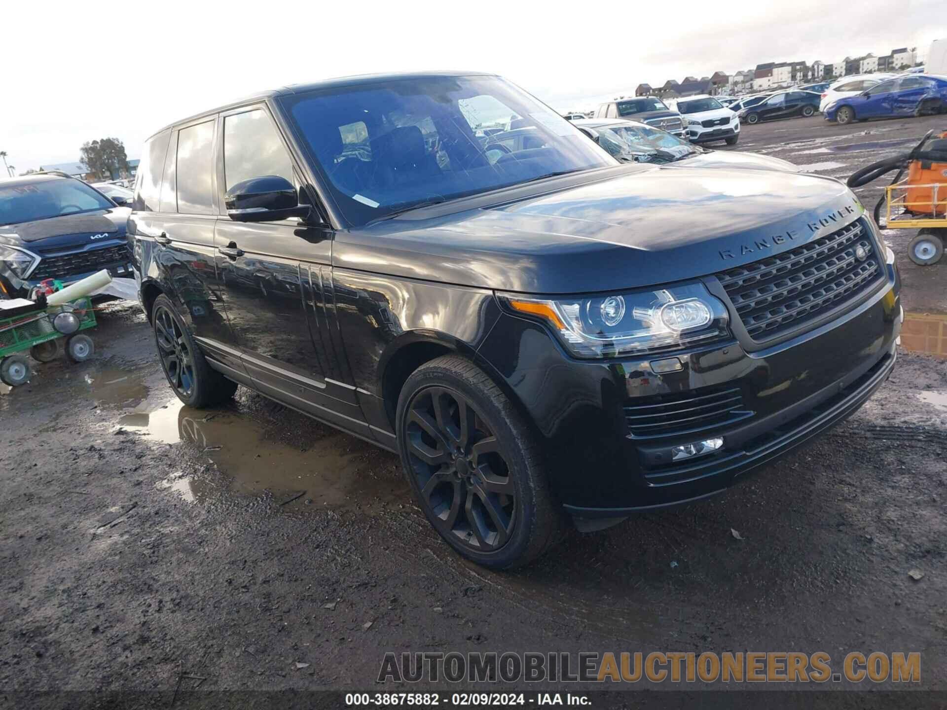 SALGS2PF2GA316267 LAND ROVER RANGE ROVER 2016