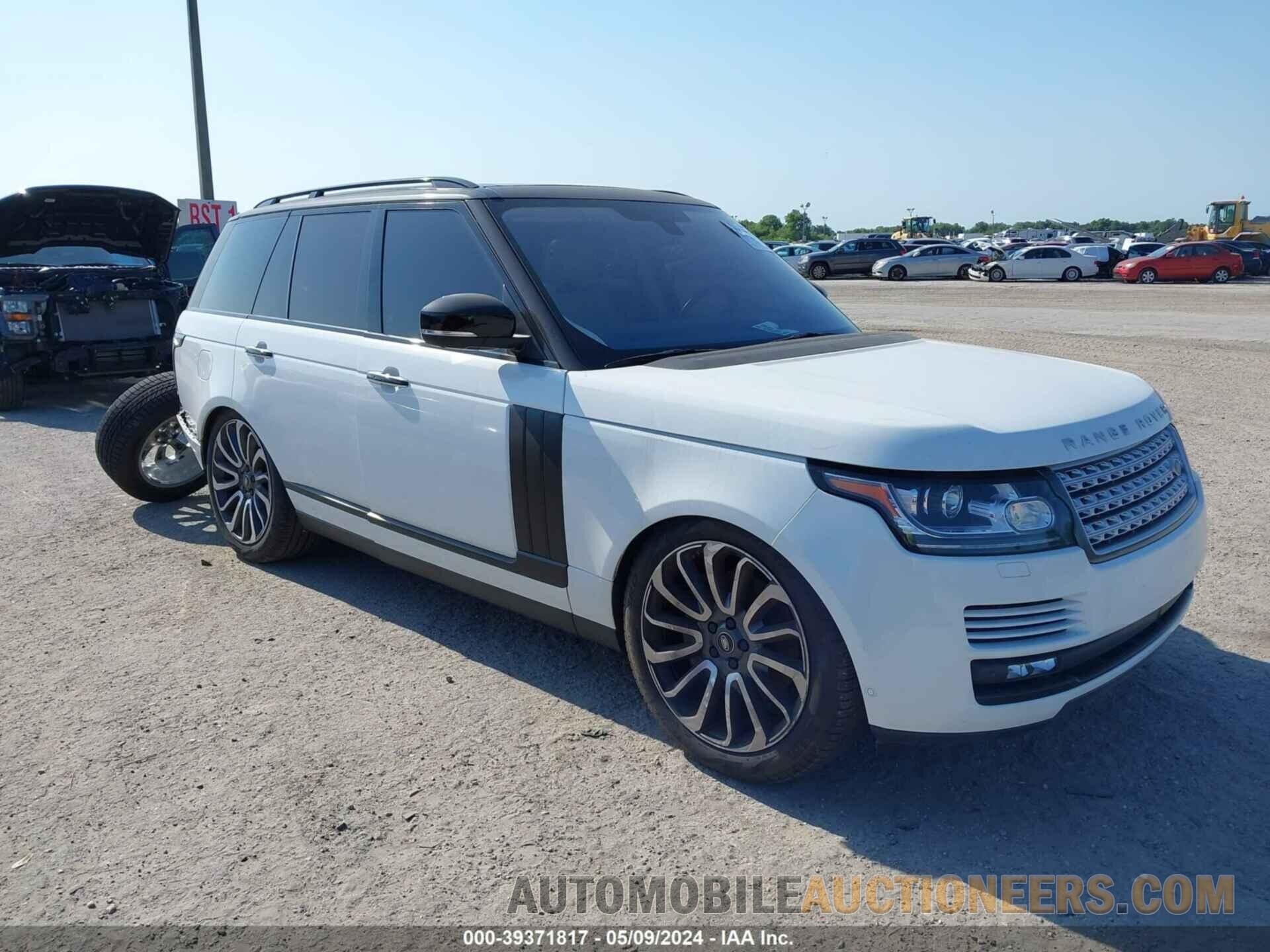 SALGS2PF3GA316021 LAND ROVER RANGE ROVER 2016