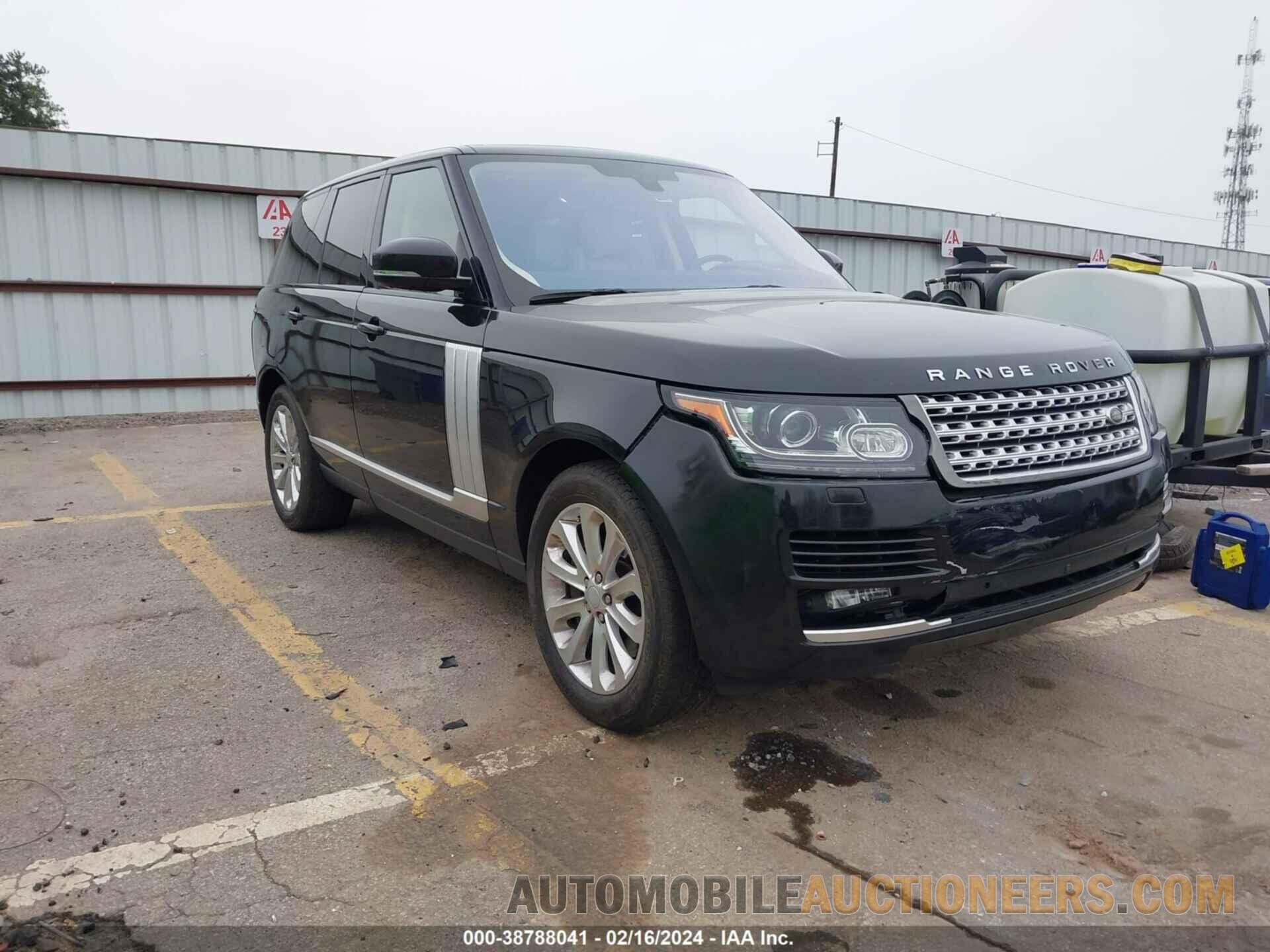 SALGS2PF3GA316651 LAND ROVER RANGE ROVER 2016