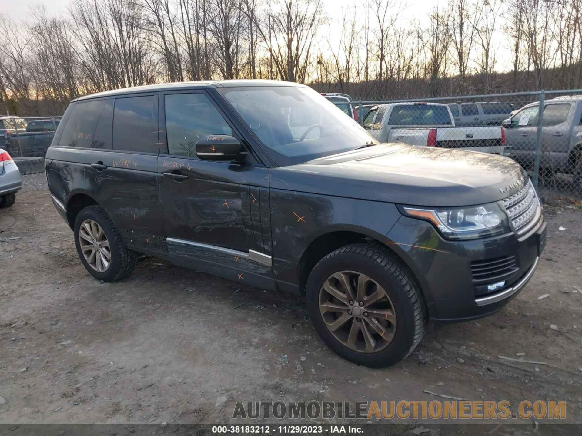 SALGS2PF4GA290139 LAND ROVER RANGE ROVER 2016