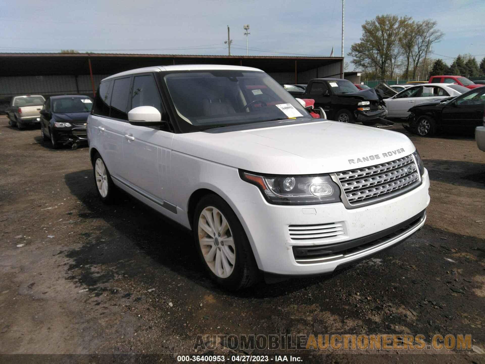 SALGS2PF4GA302791 LAND ROVER RANGE ROVER 2016