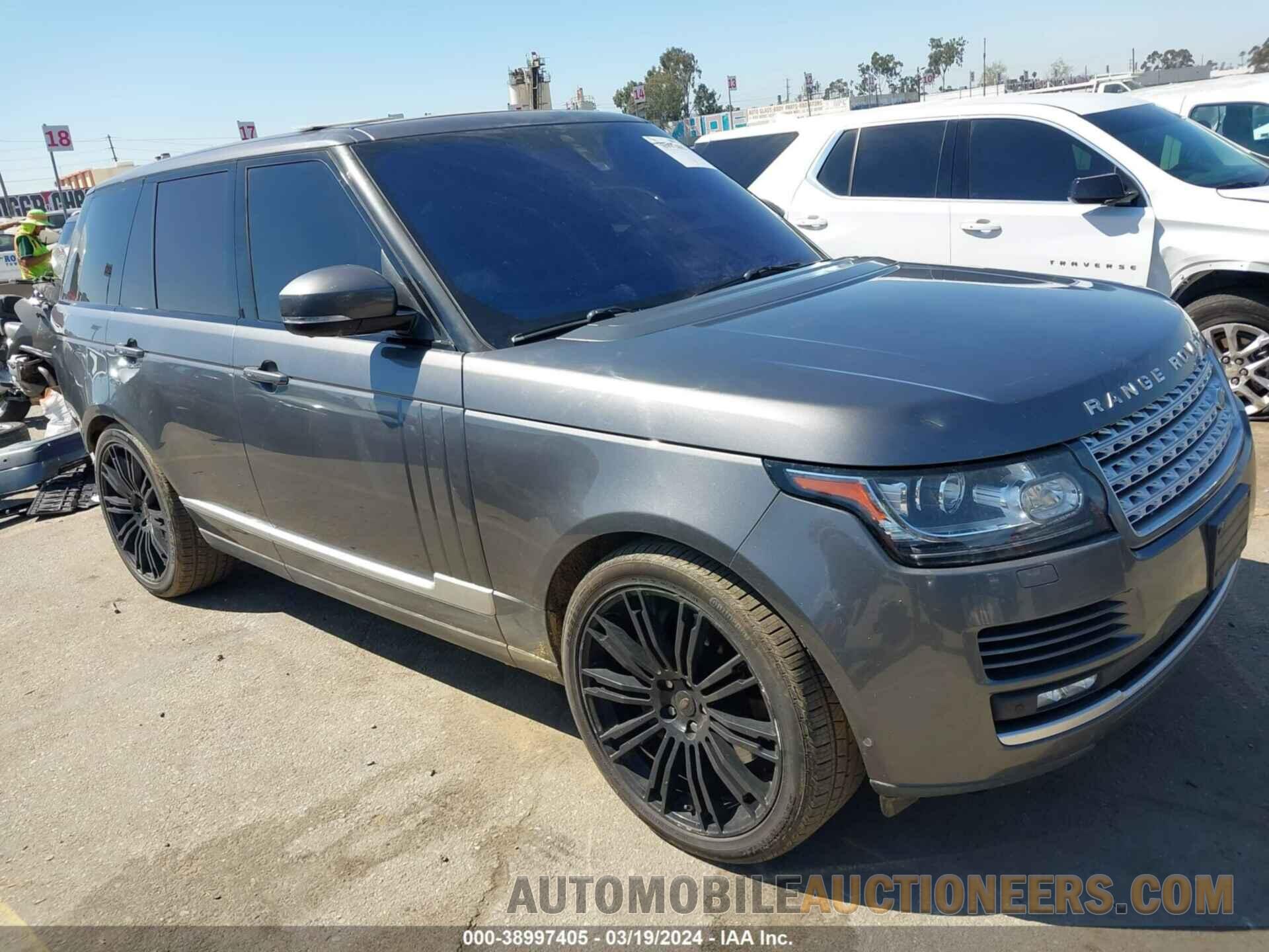 SALGS2PF4GA315203 LAND ROVER RANGE ROVER 2016