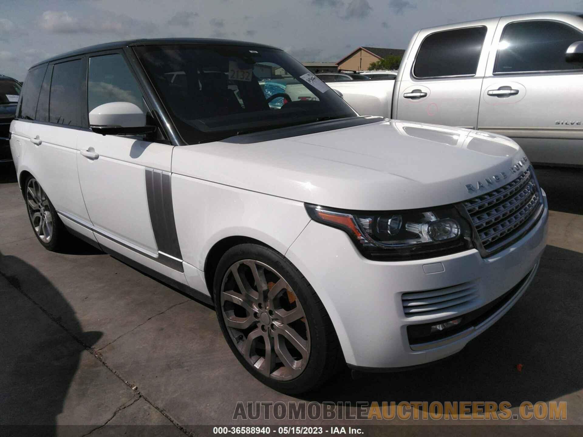 SALGS2PF5GA313735 LAND ROVER RANGE ROVER 2016