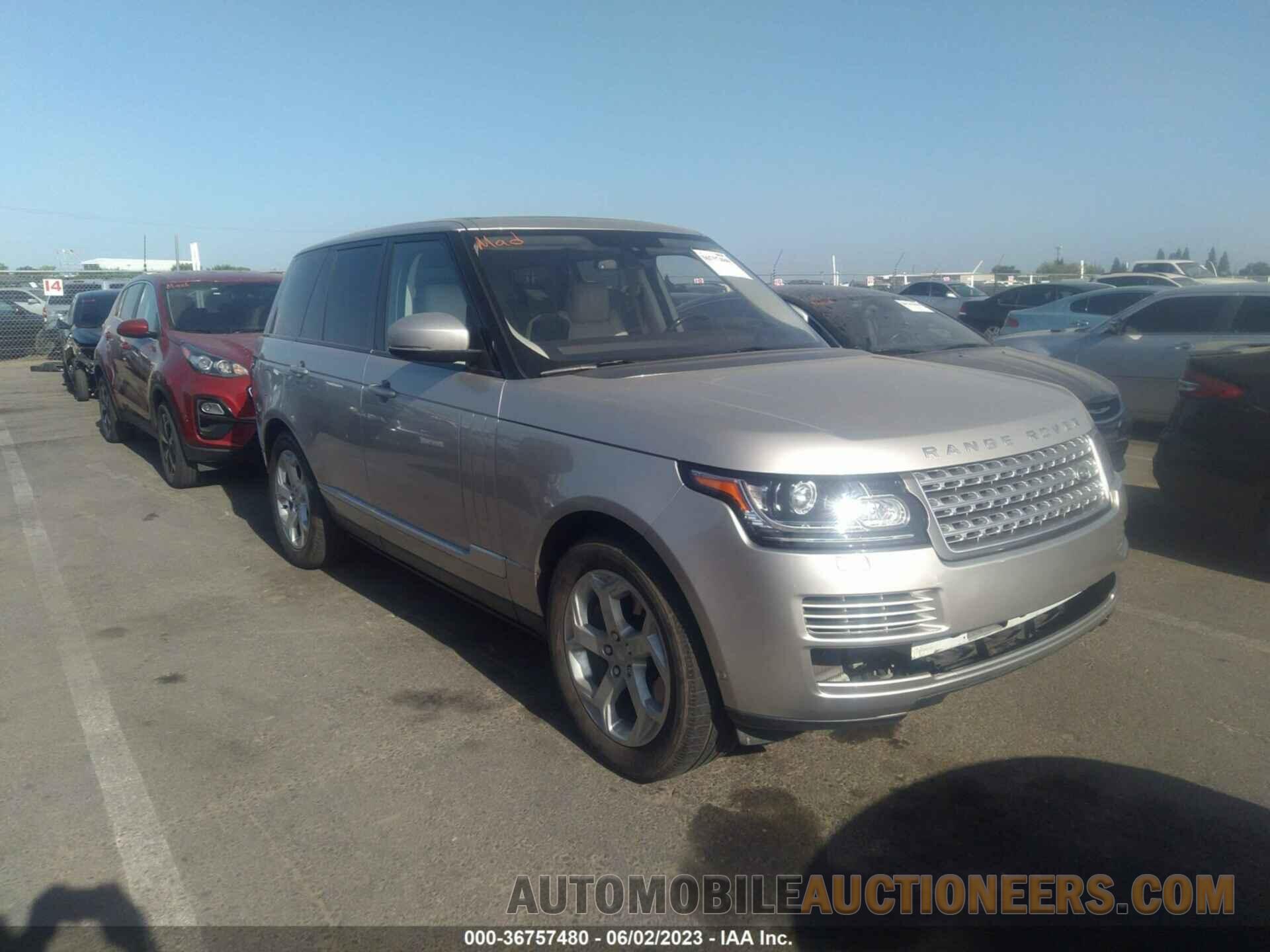 SALGS2PF6GA291499 LAND ROVER RANGE ROVER 2016