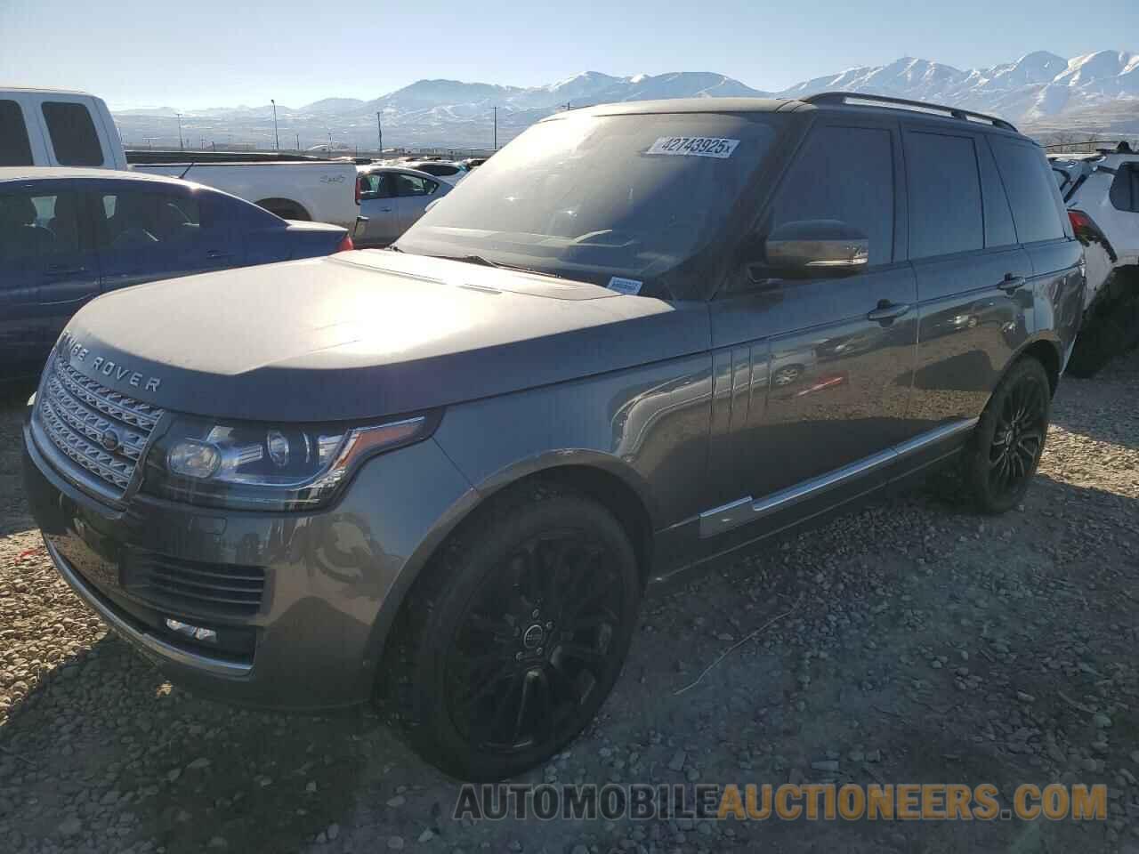 SALGS2PF6GA301335 LAND ROVER RANGEROVER 2016