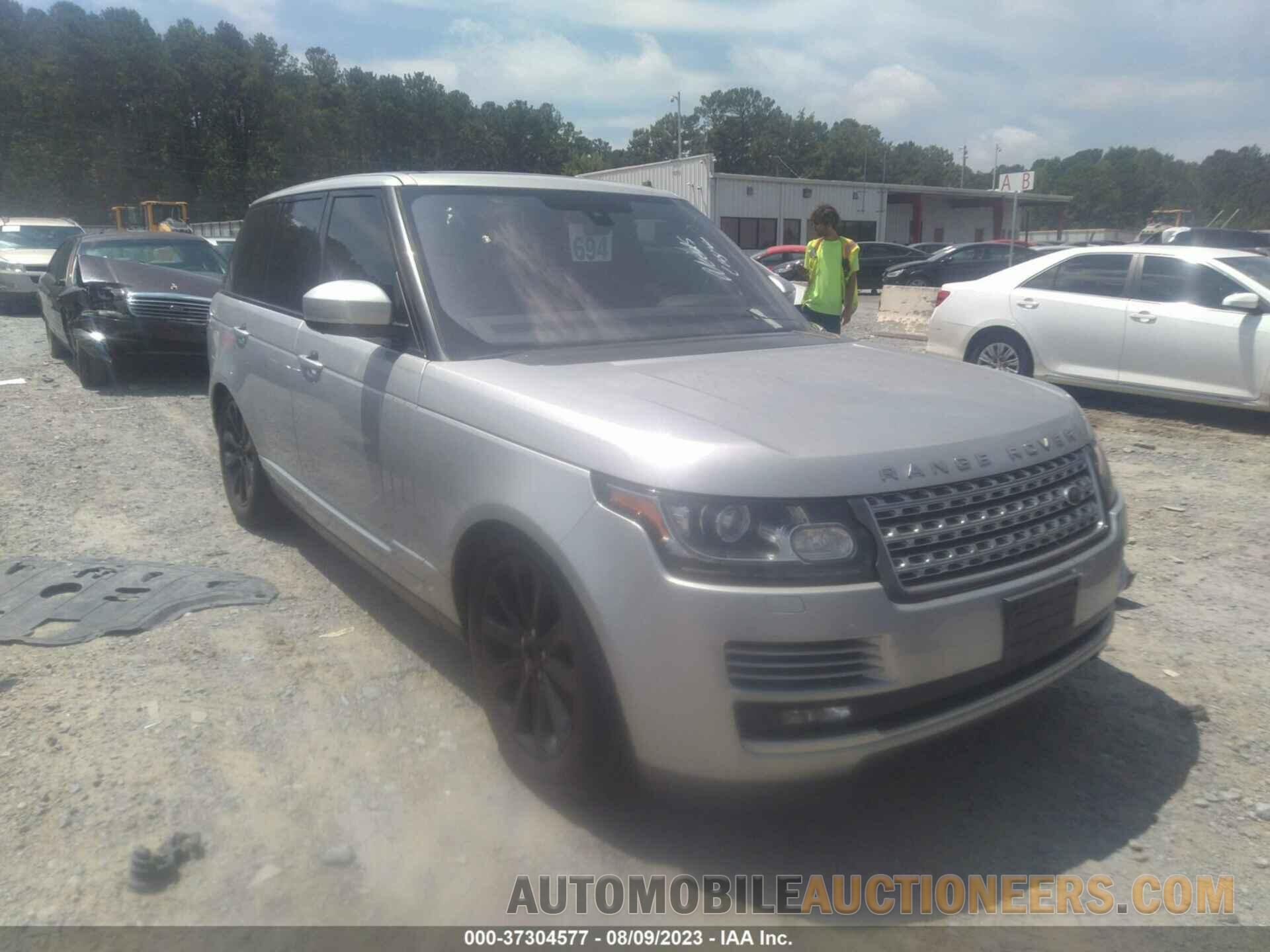 SALGS2PF7GA285856 LAND ROVER RANGE ROVER 2016