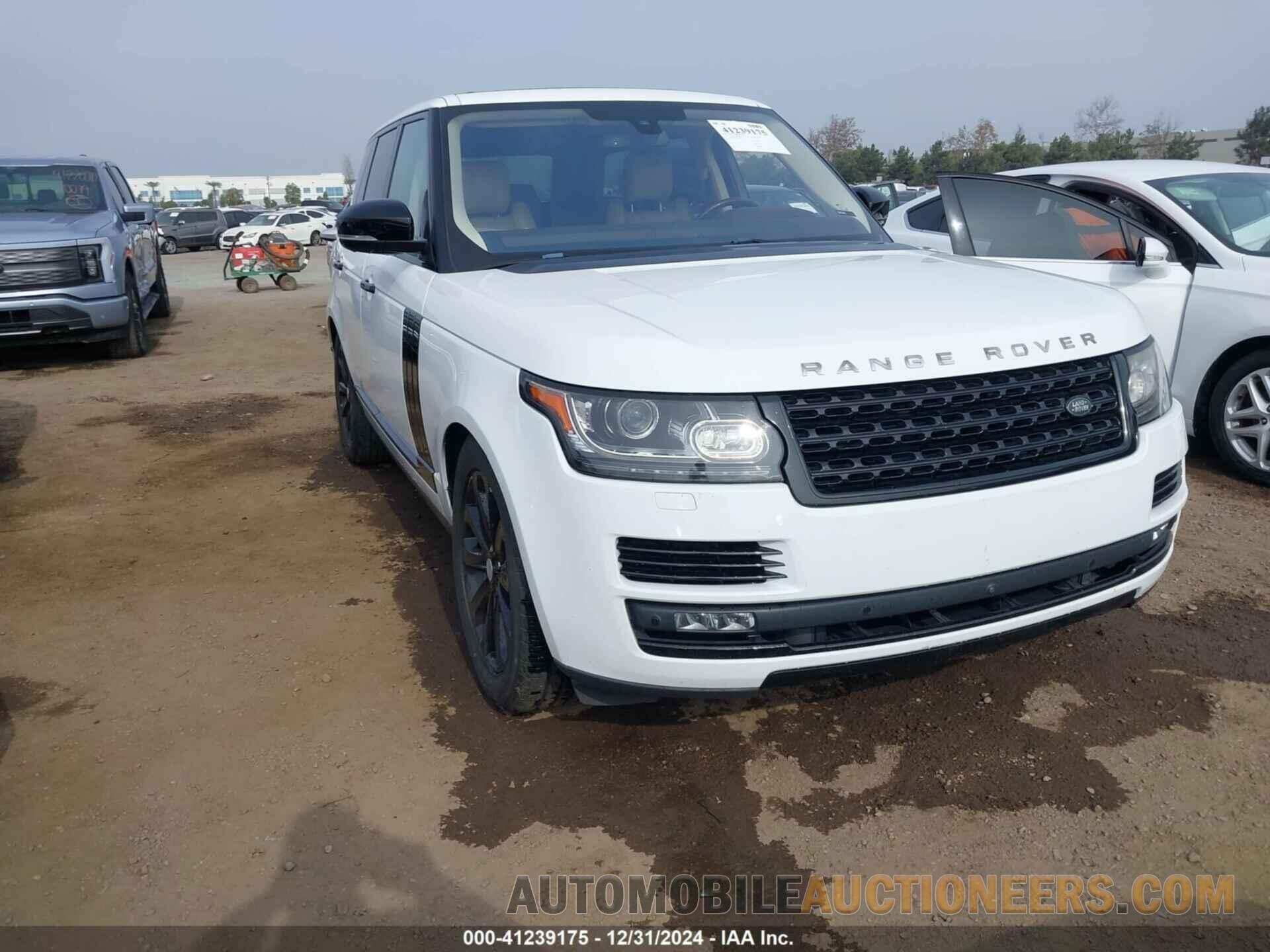 SALGS2PF7GA288045 LAND ROVER RANGE ROVER 2016