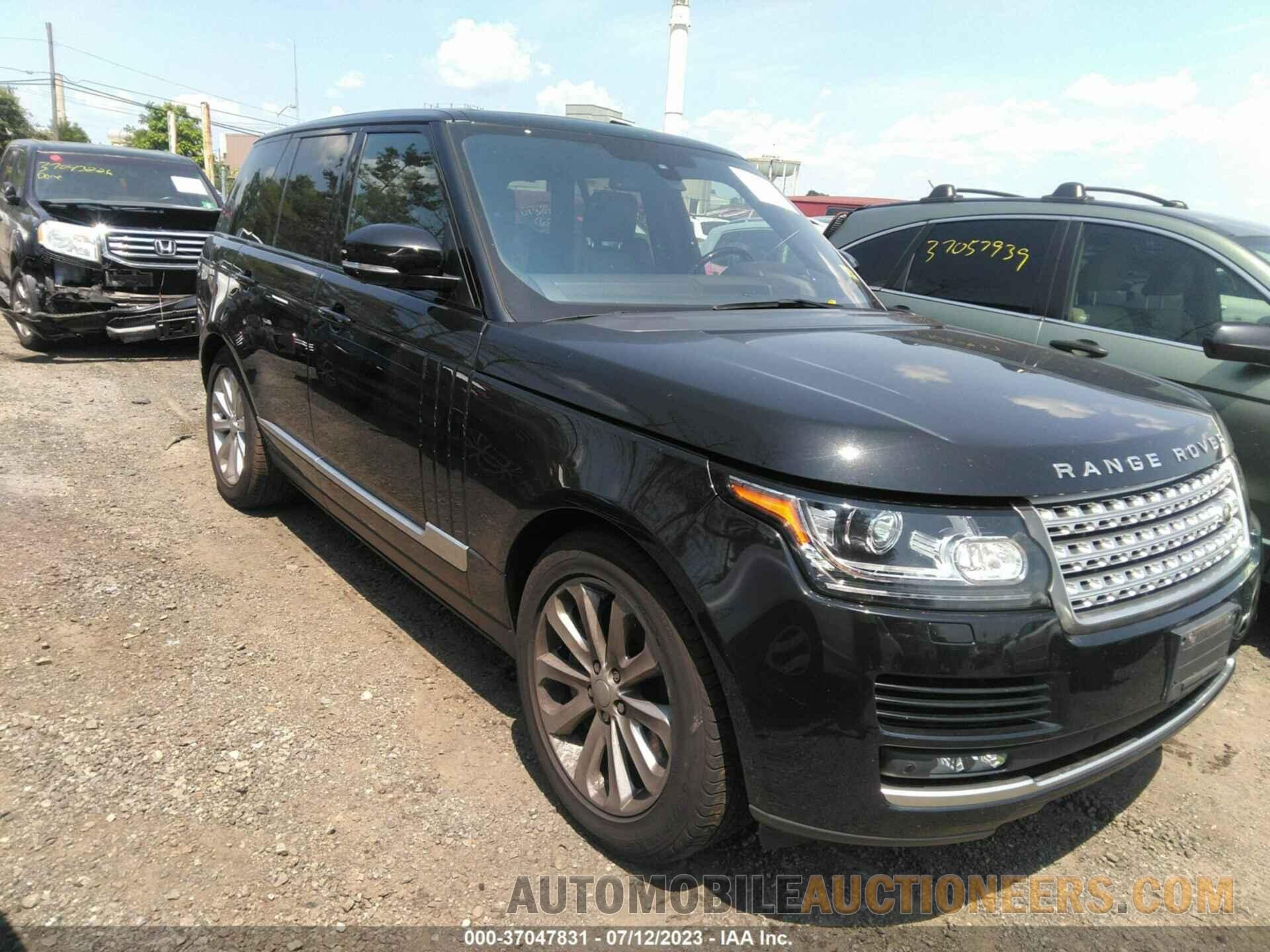 SALGS2PF7GA293892 LAND ROVER RANGE ROVER 2016