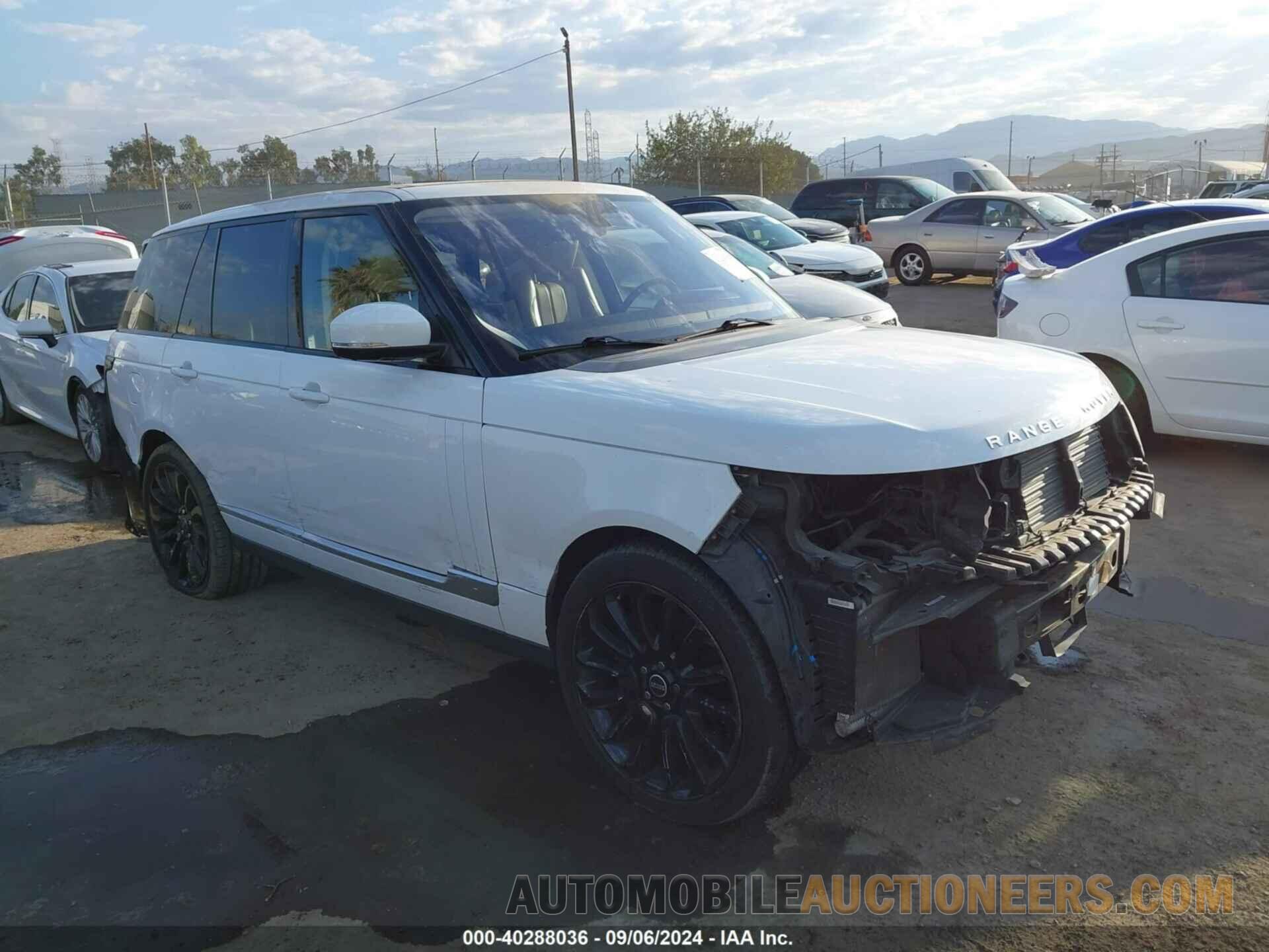 SALGS2PF8GA316001 LAND ROVER RANGE ROVER 2016