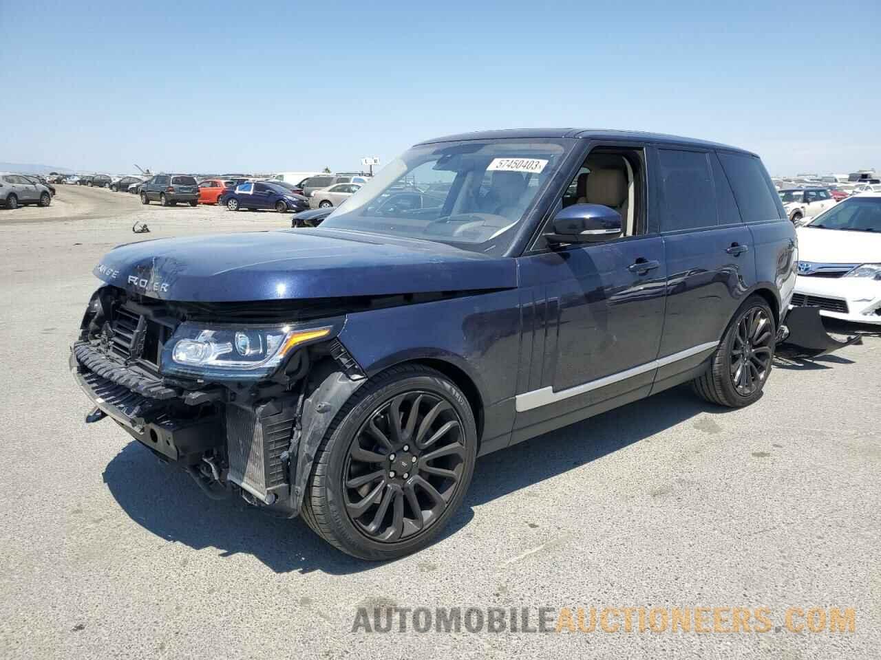 SALGS2PF9GA290184 LAND ROVER RANGEROVER 2016