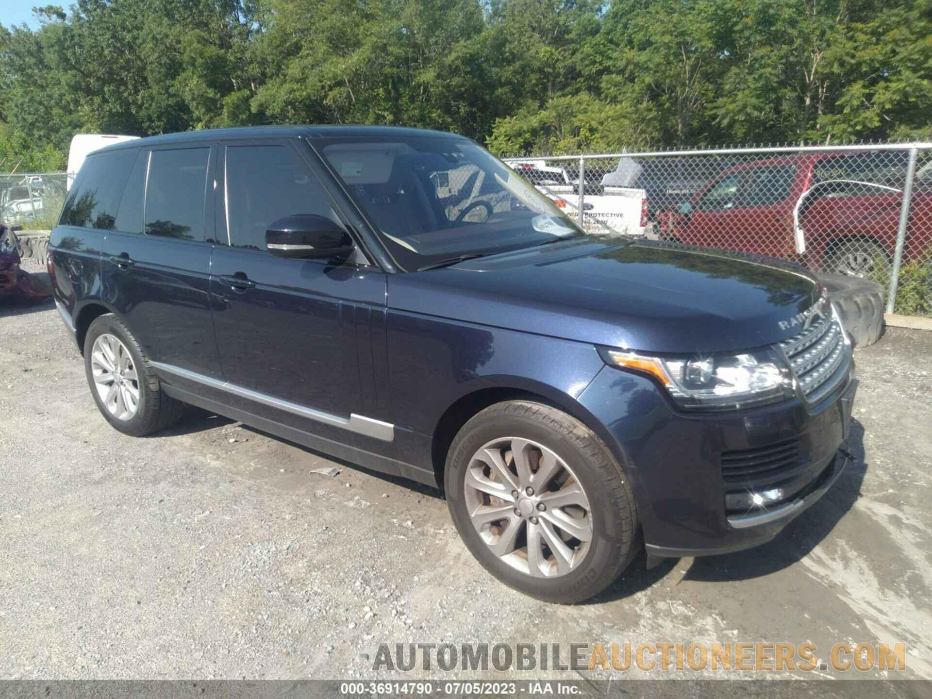 SALGS2PF9GA292906 LAND ROVER RANGE ROVER 2016