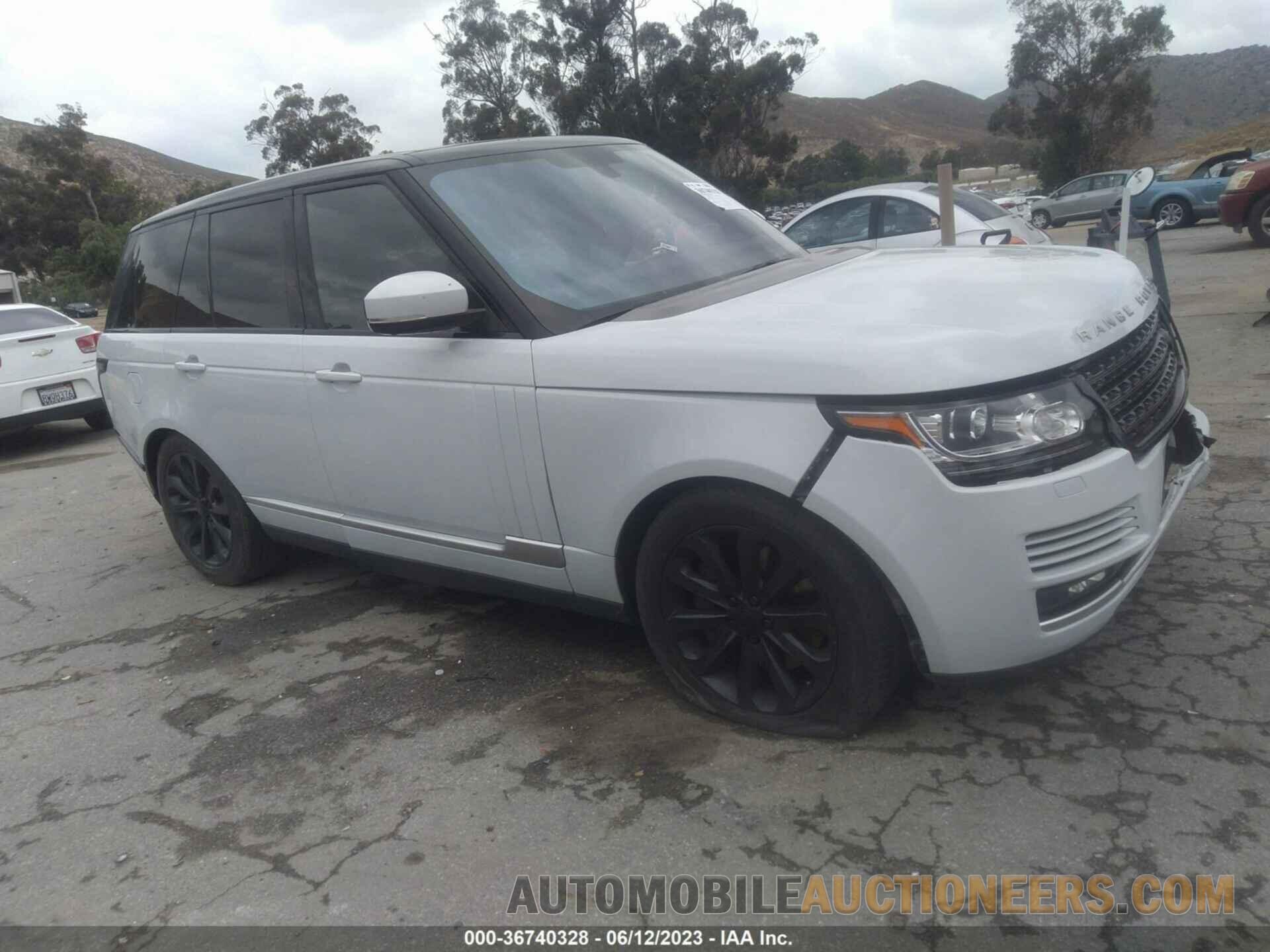 SALGS2PF9GA309638 LAND ROVER RANGE ROVER 2016